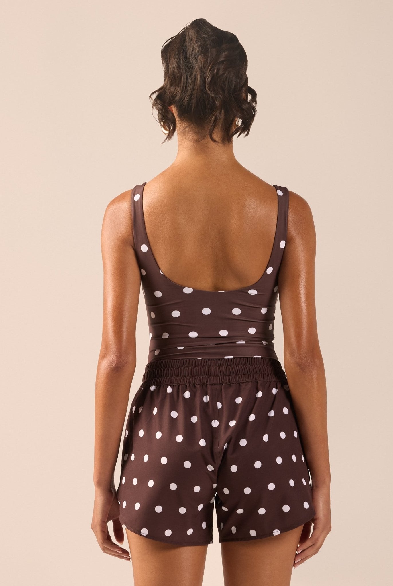 Polka Dot Swim Shorts - shopaleena
