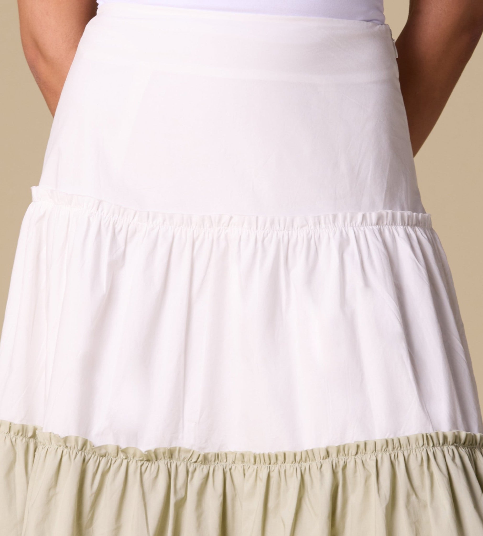 Poplin A - Line Maxi Skirt - shopaleena