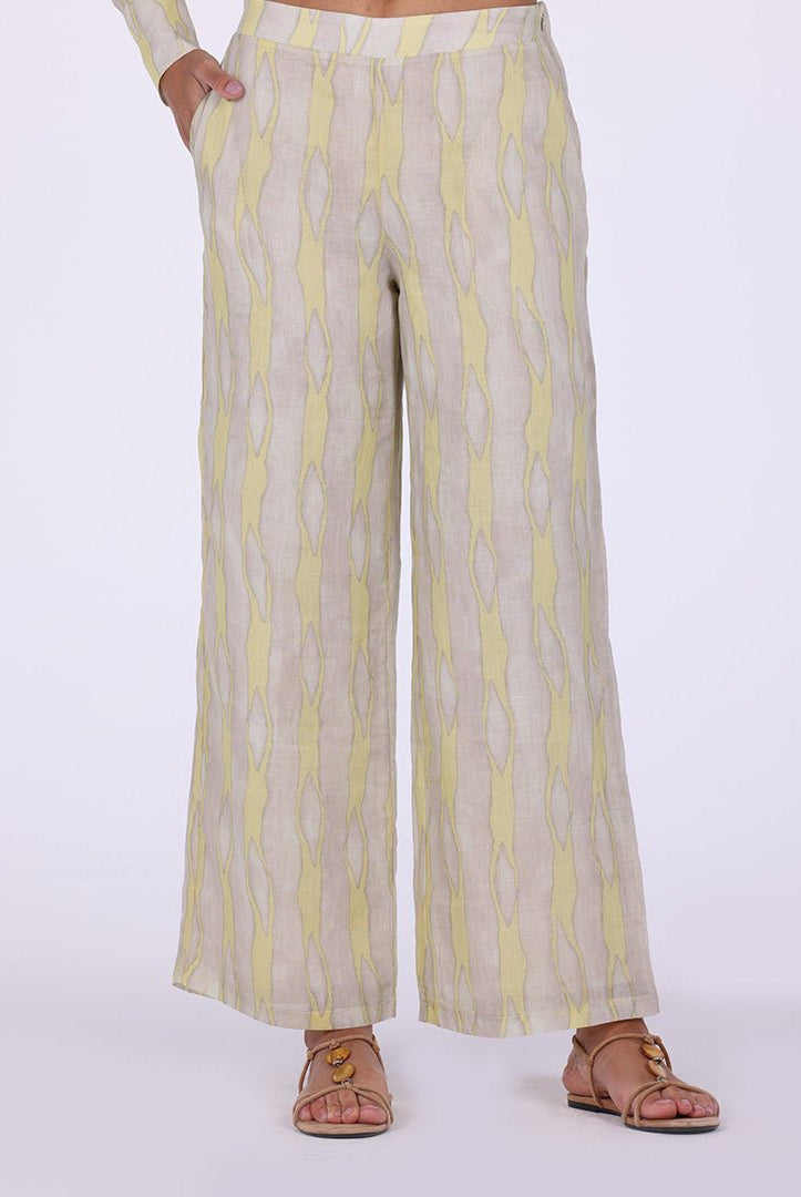 Printed Cotton Loose fit pants - shopaleena