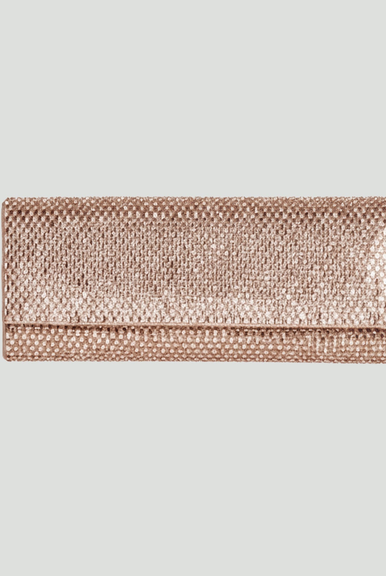 Rose Gold Crystal - Embellished Clutch - shopaleena