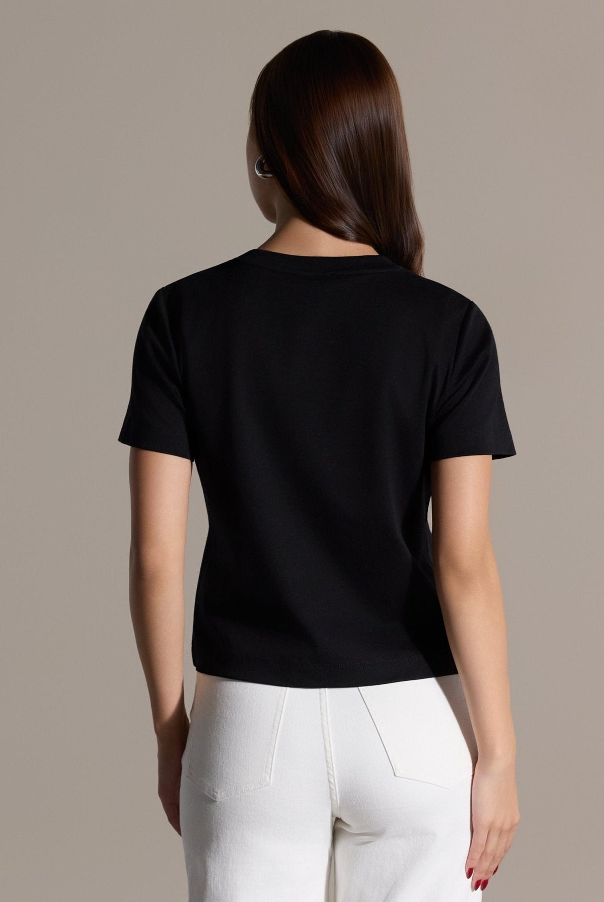 Round Neck T-Shirt - shopaleena