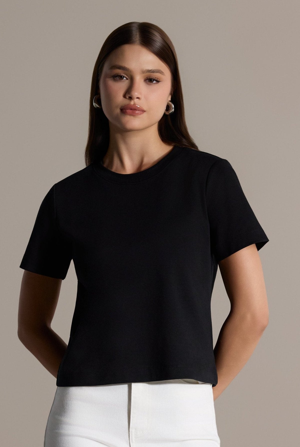 Round Neck T-Shirt - shopaleena