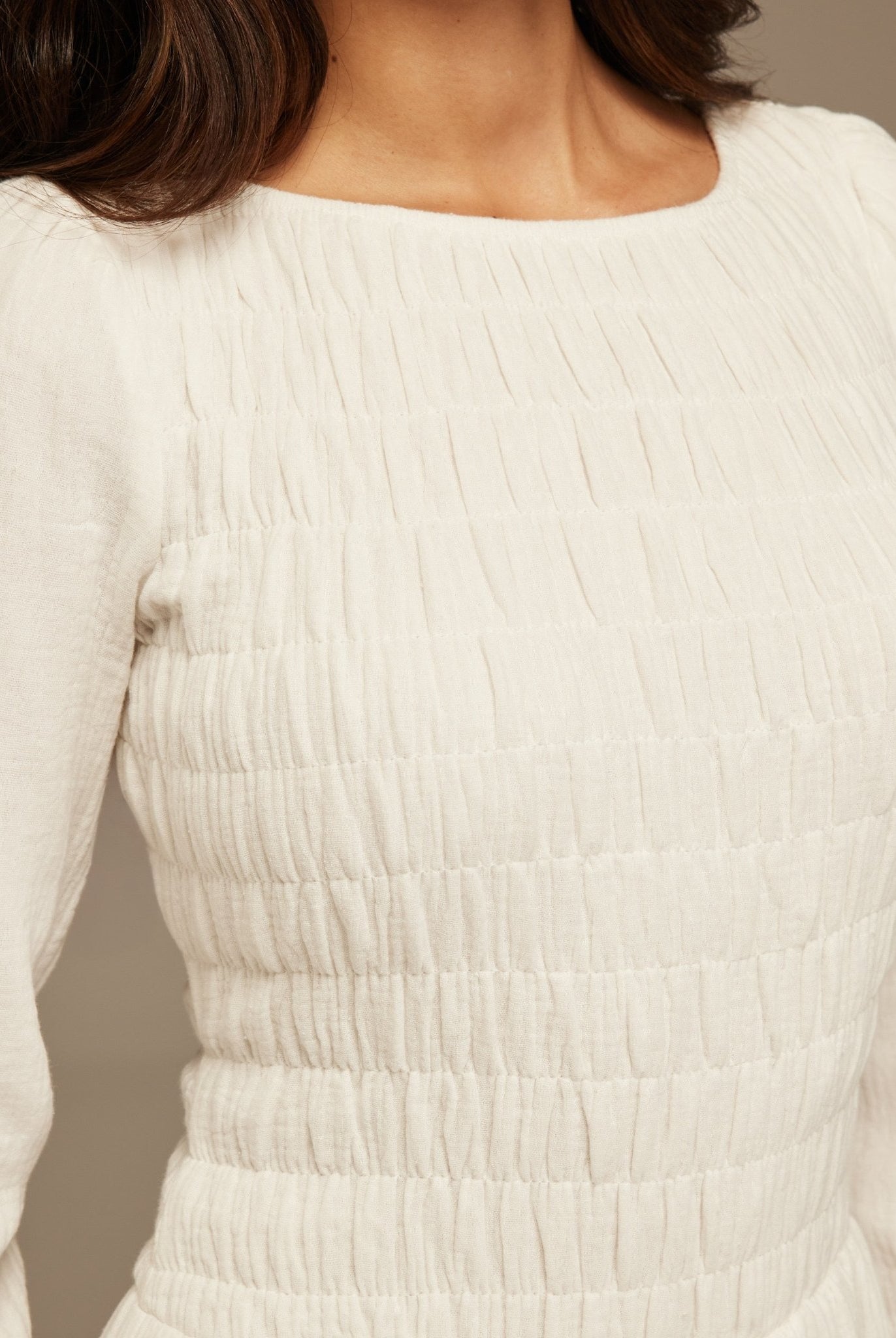 Ruched Turtle Neck Maxi Dress - shopaleena