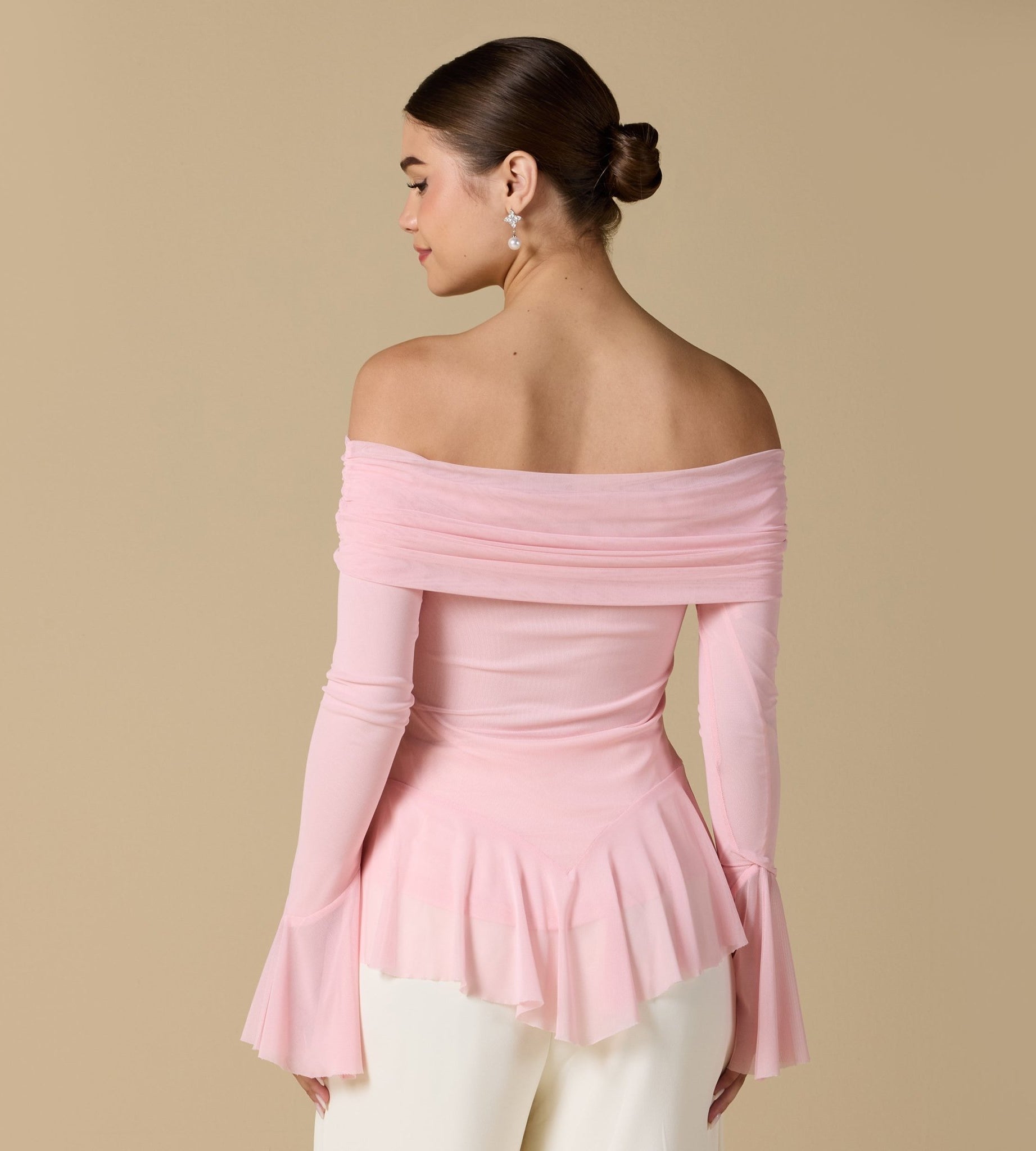 Ruffles Off - shoulder Top - shopaleena