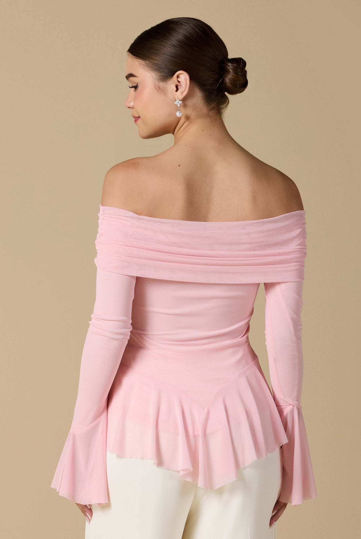 Ruffles Off - shoulder Top - shopaleena