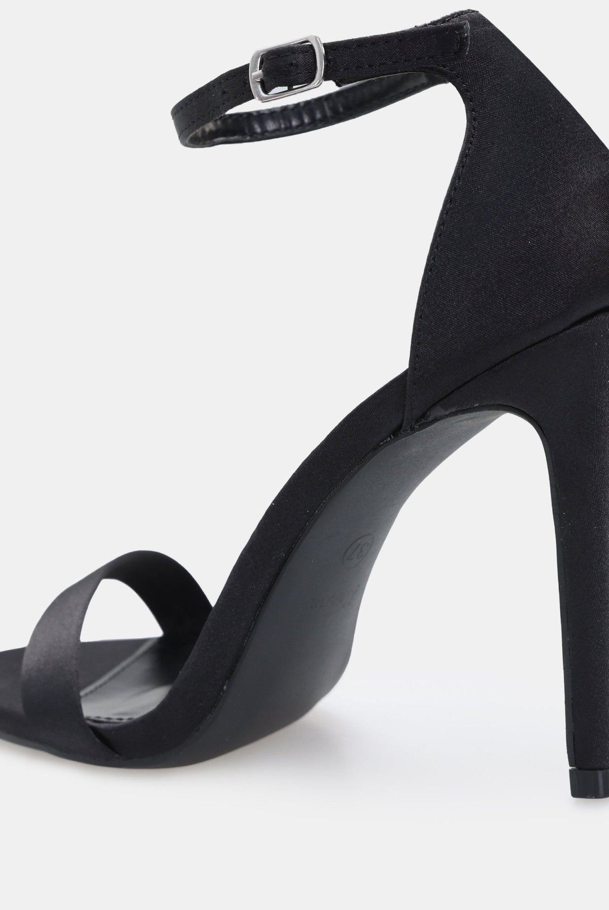Satin High Heel Sandals - shopaleena