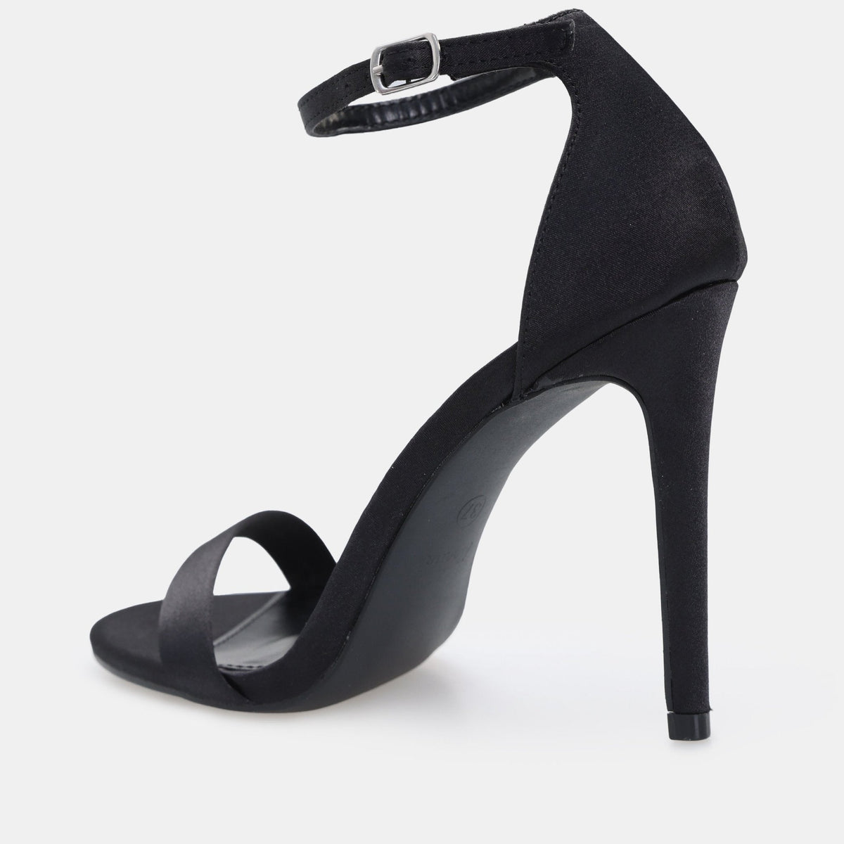 Satin High Heel Sandals - shopaleena