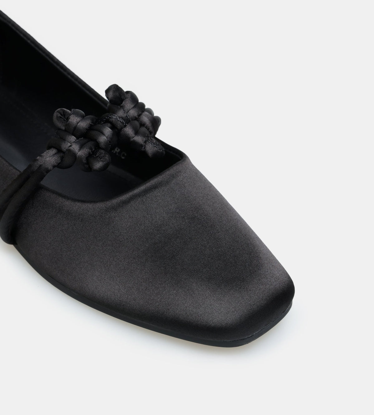 Satin Knot Flats - shopaleena