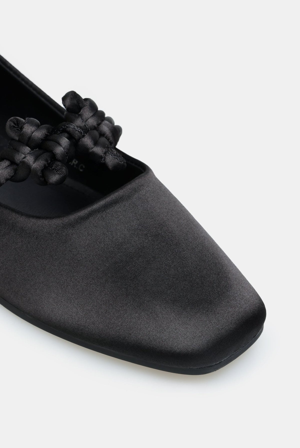 Satin Knot Flats - shopaleena