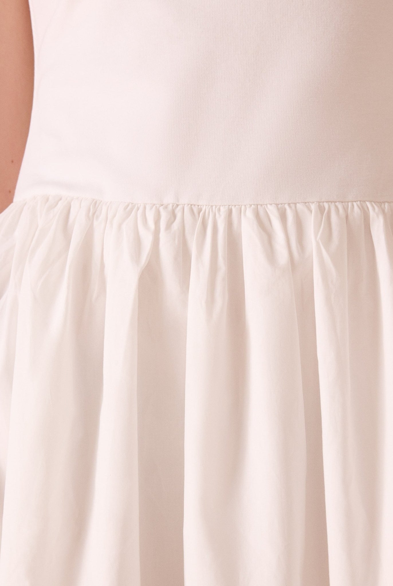 Short Sleeve Poplin Dress - shopaleena