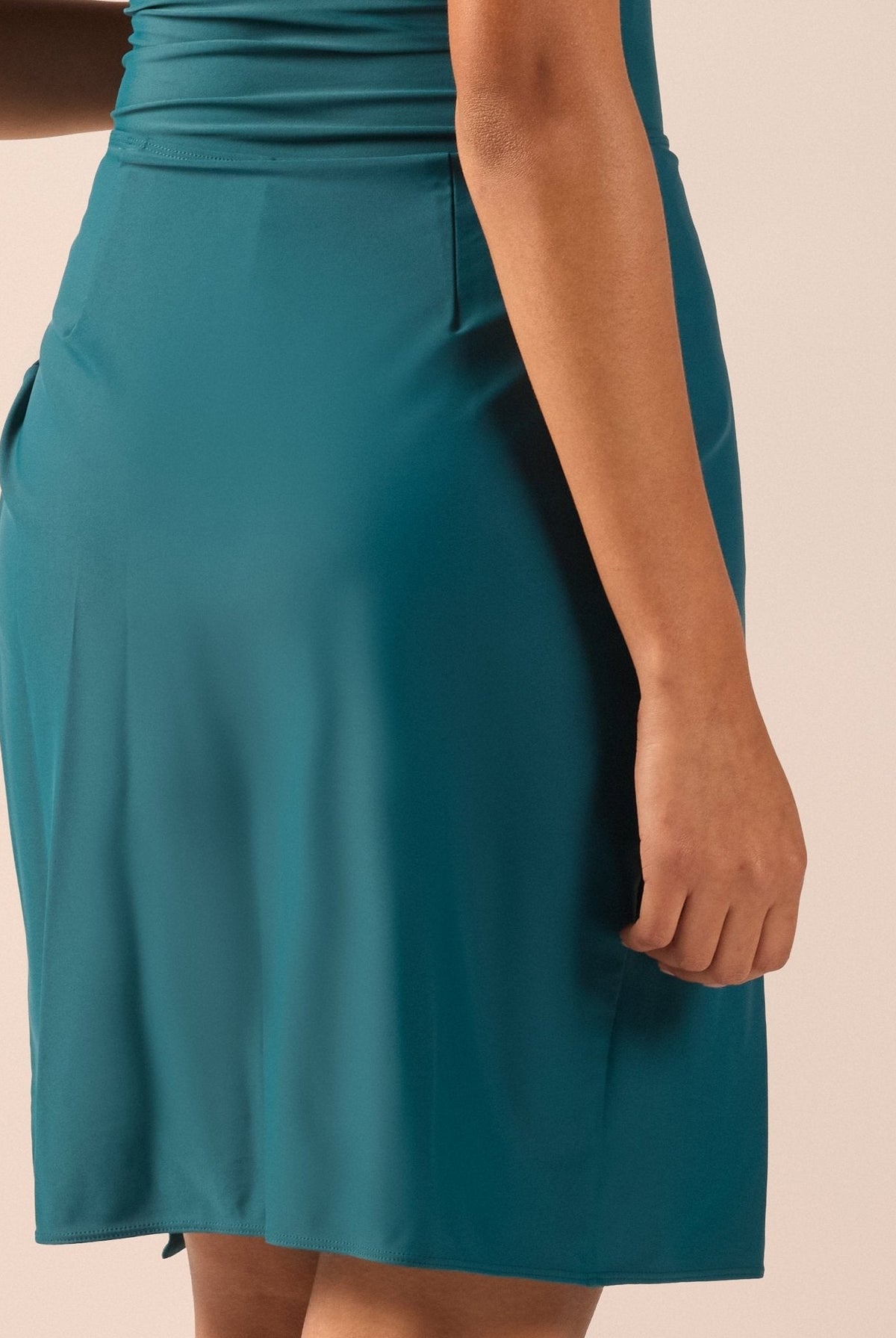 Side Tie Swim Skirt - shopaleena