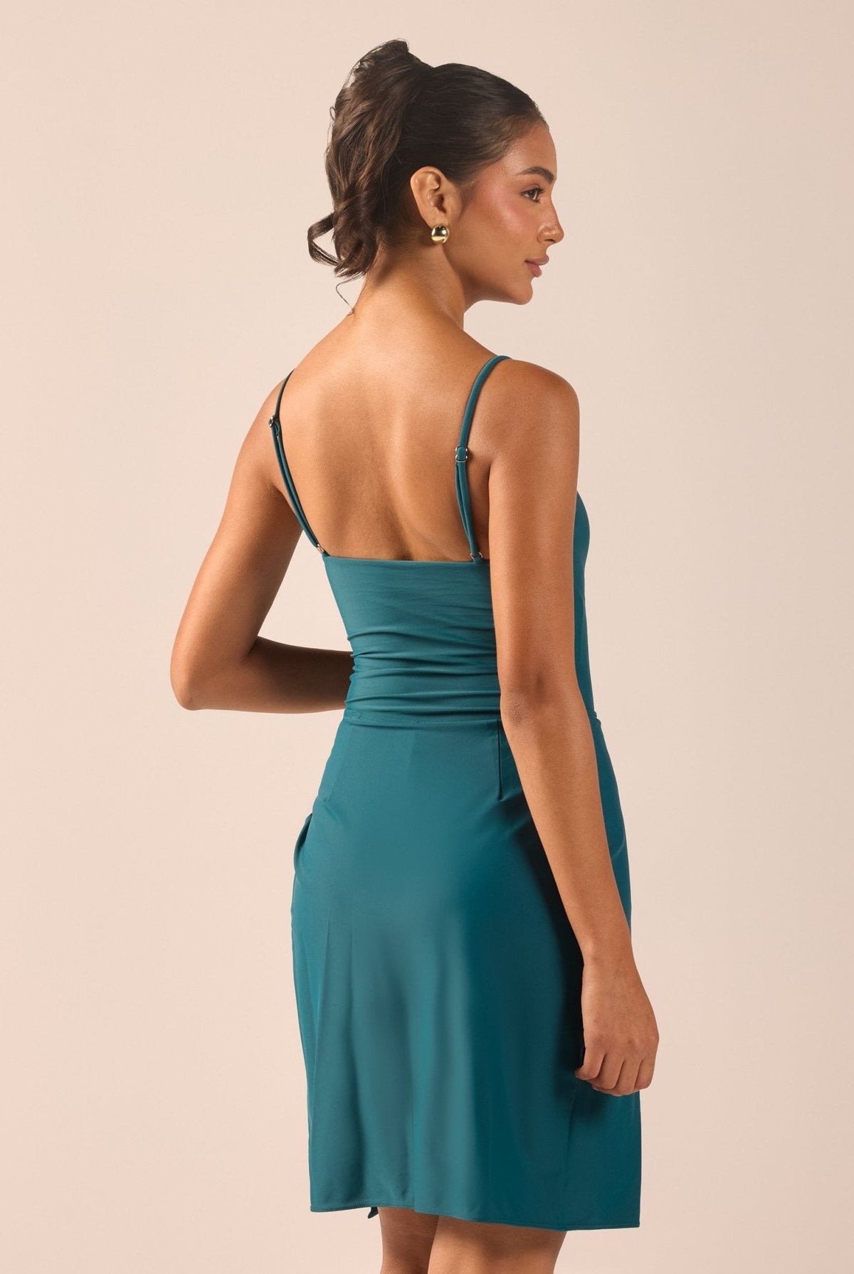 Side Tie Swim Skirt - shopaleena