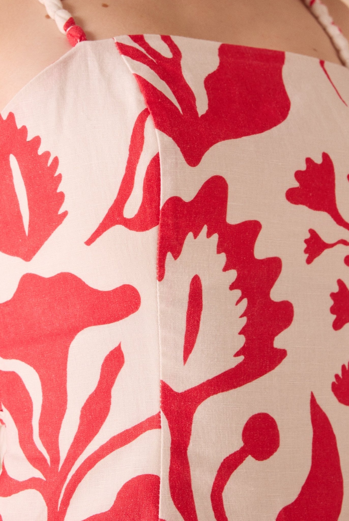 Sleeveless Printed Midi Dress - shopaleena