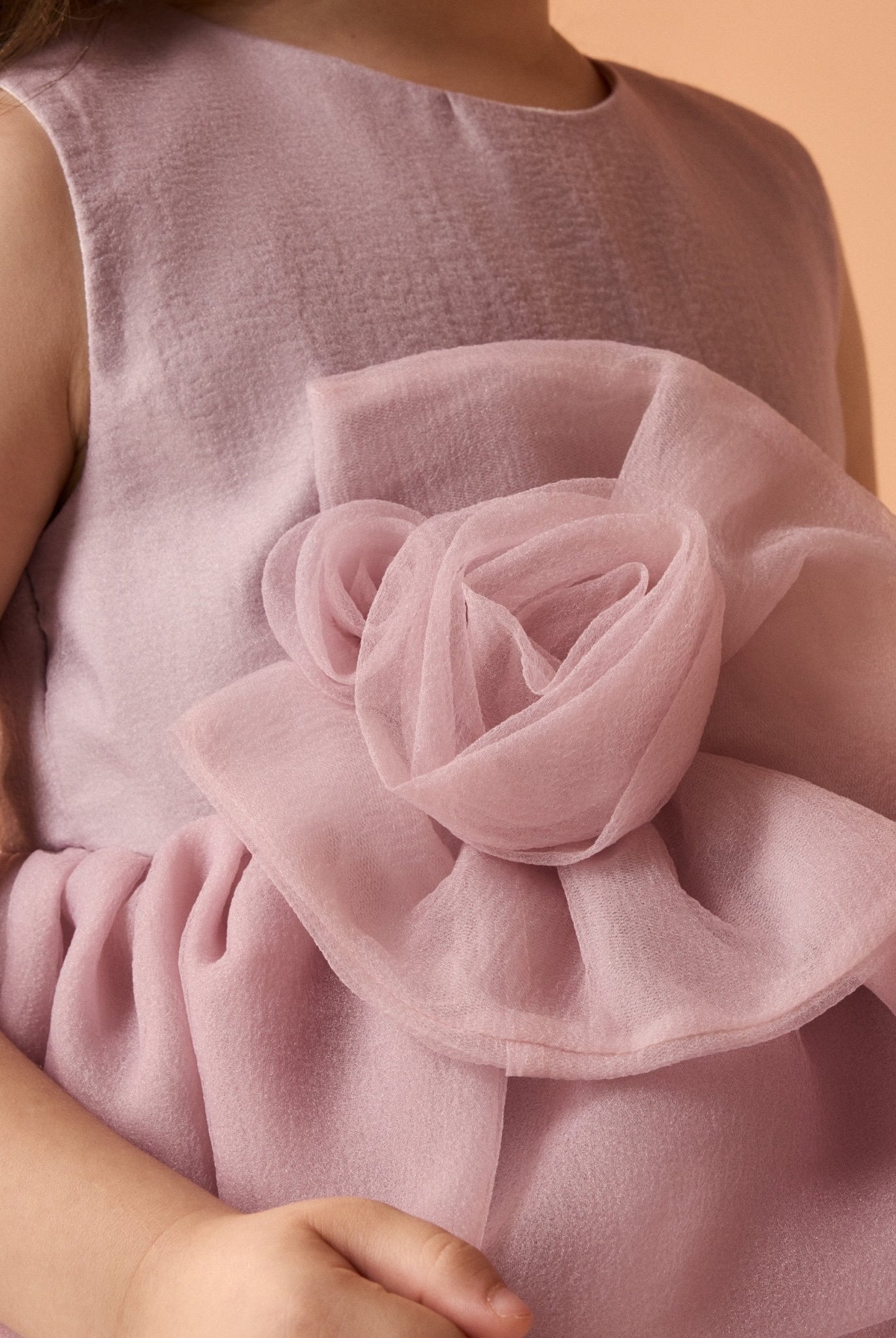 Sleeveless Layered Organza Dress - shopaleena