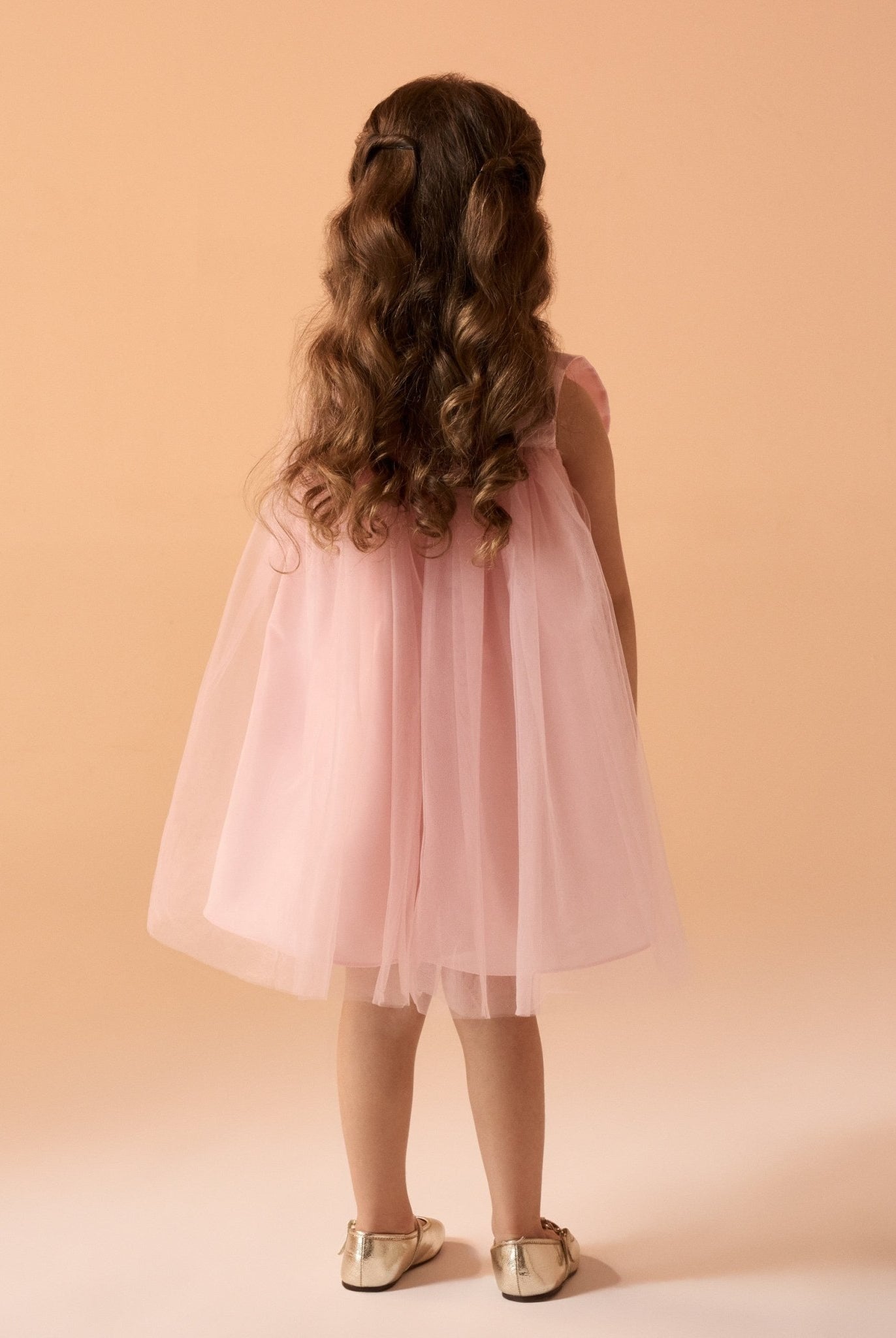 Sleevles Taffeta Dress with Bow - shopaleena