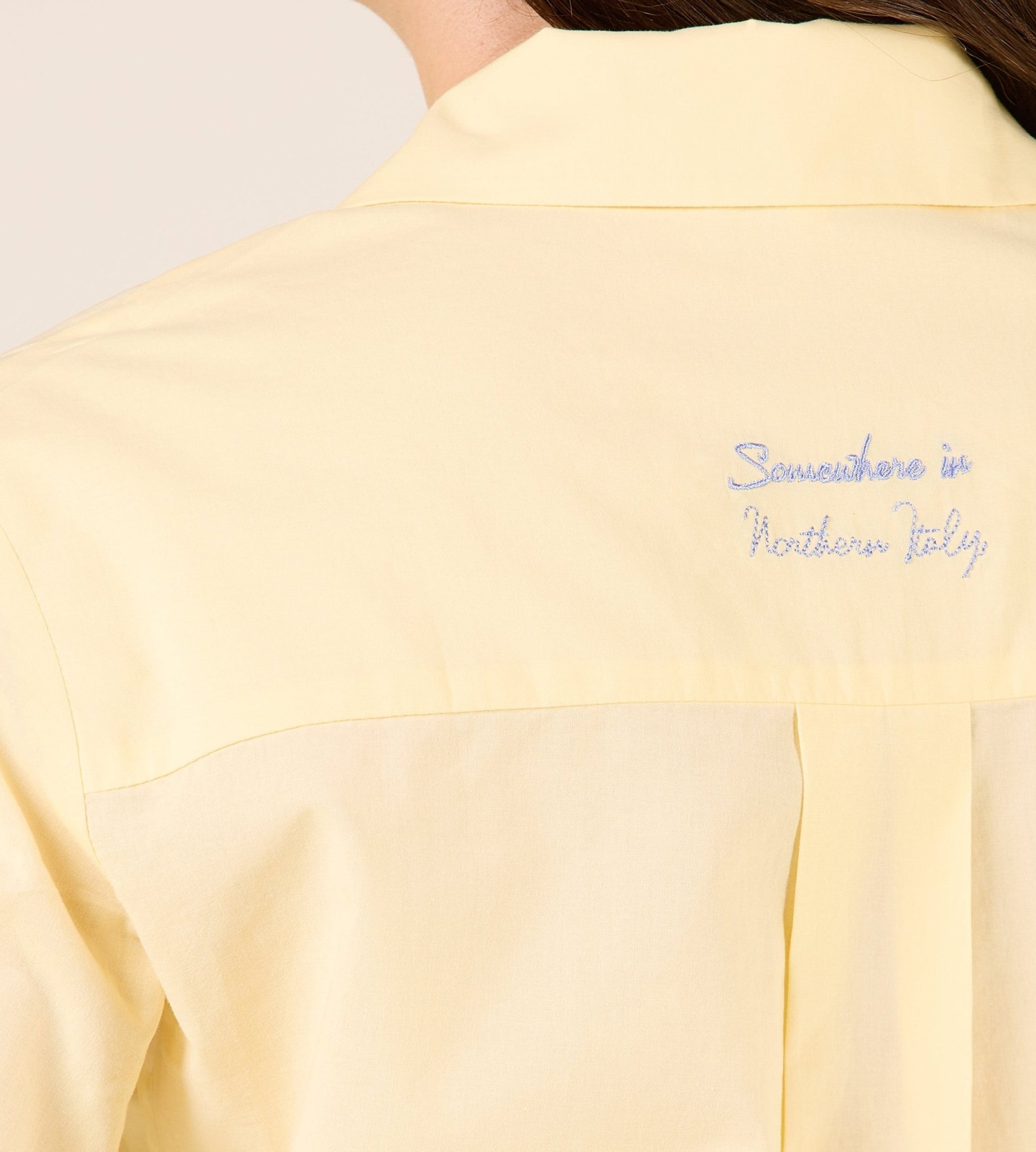 Solid cotton shirt with Notched Collar - shopaleena