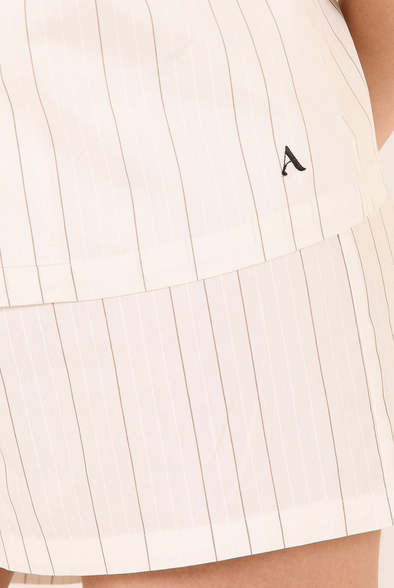 Solid Cotton Short With Elastic Waist - shopaleena