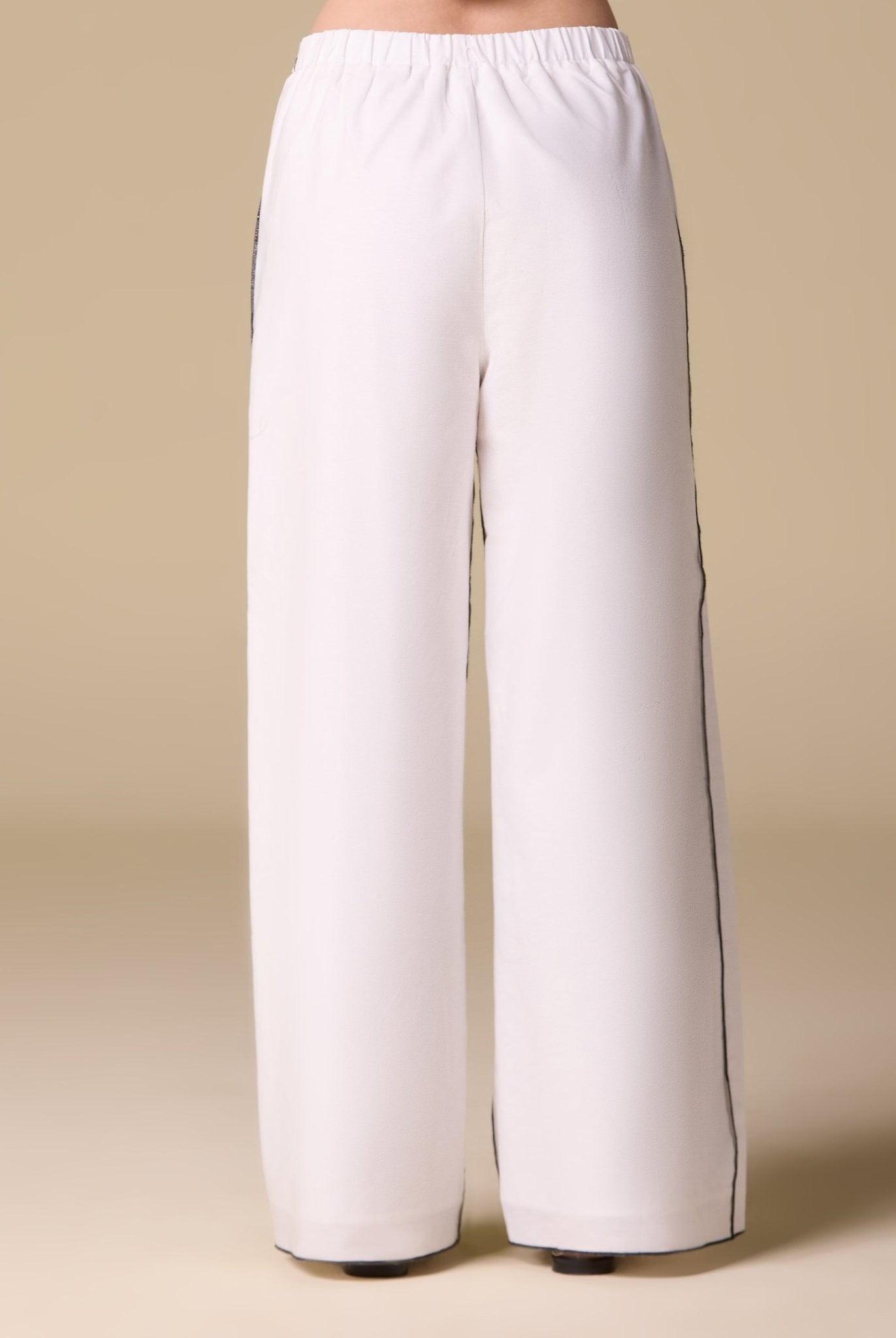 Straight - Cut Linen Pants - shopaleena