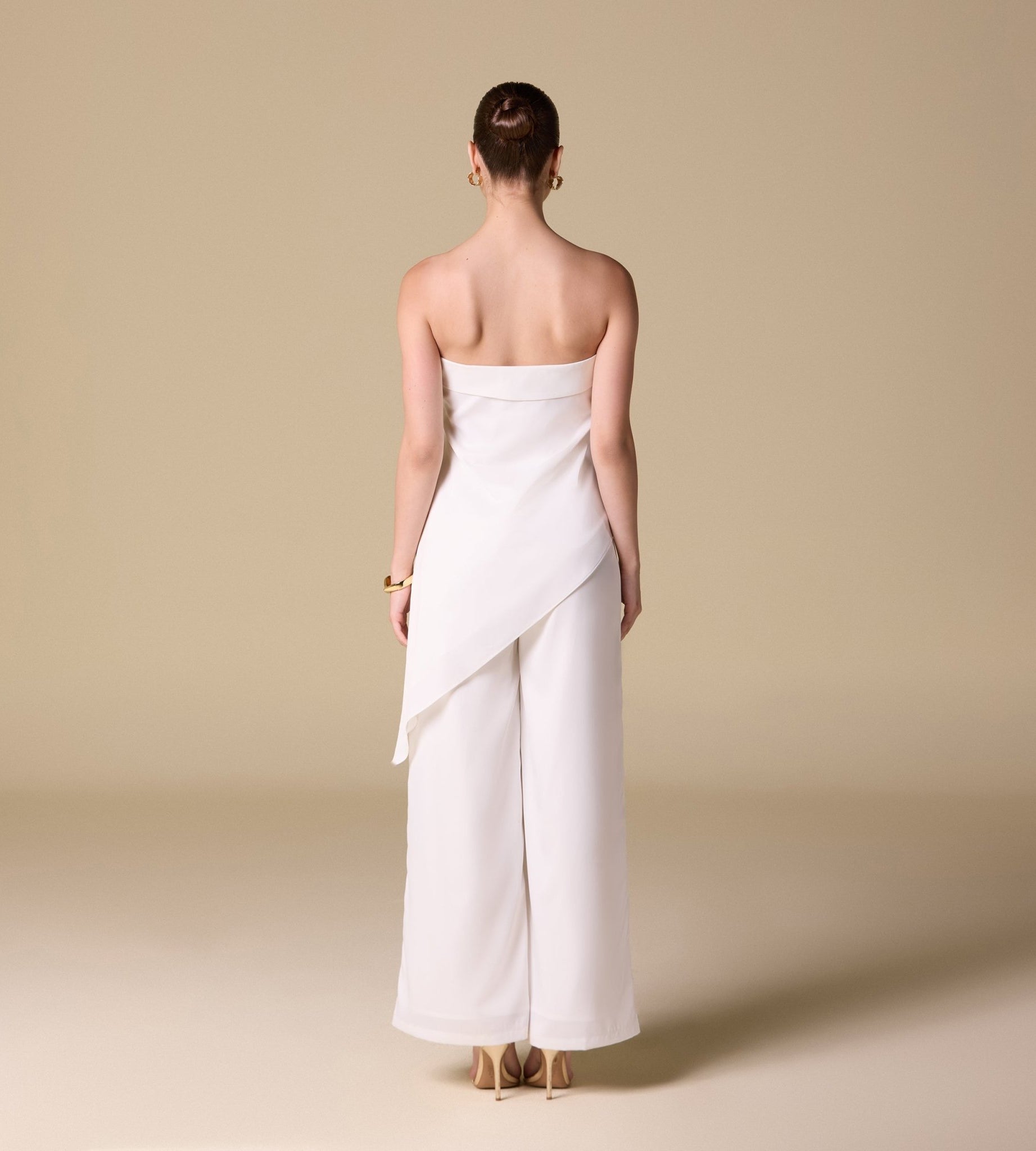 Strapless Draped Top - shopaleena
