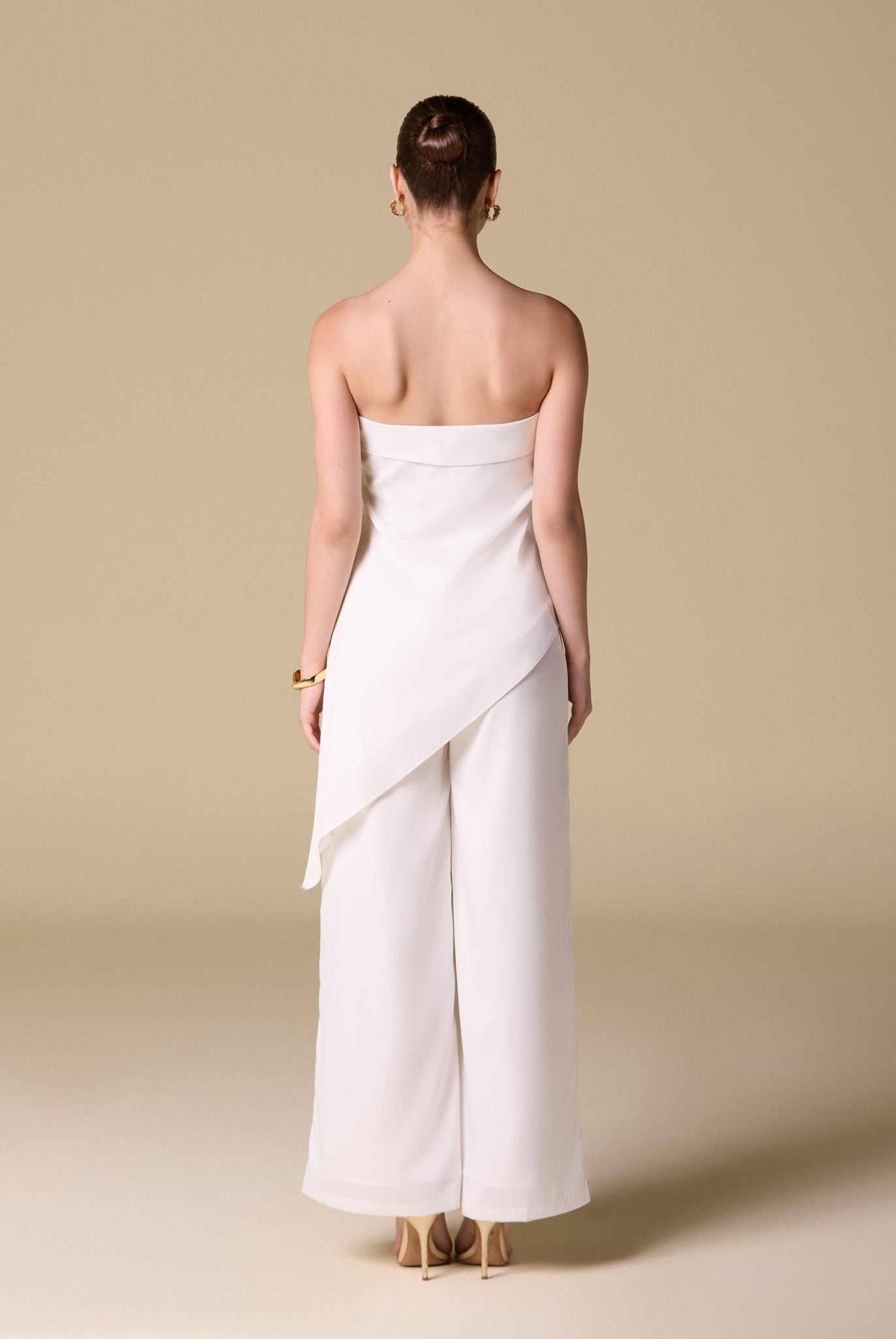 Strapless Draped Top - shopaleena