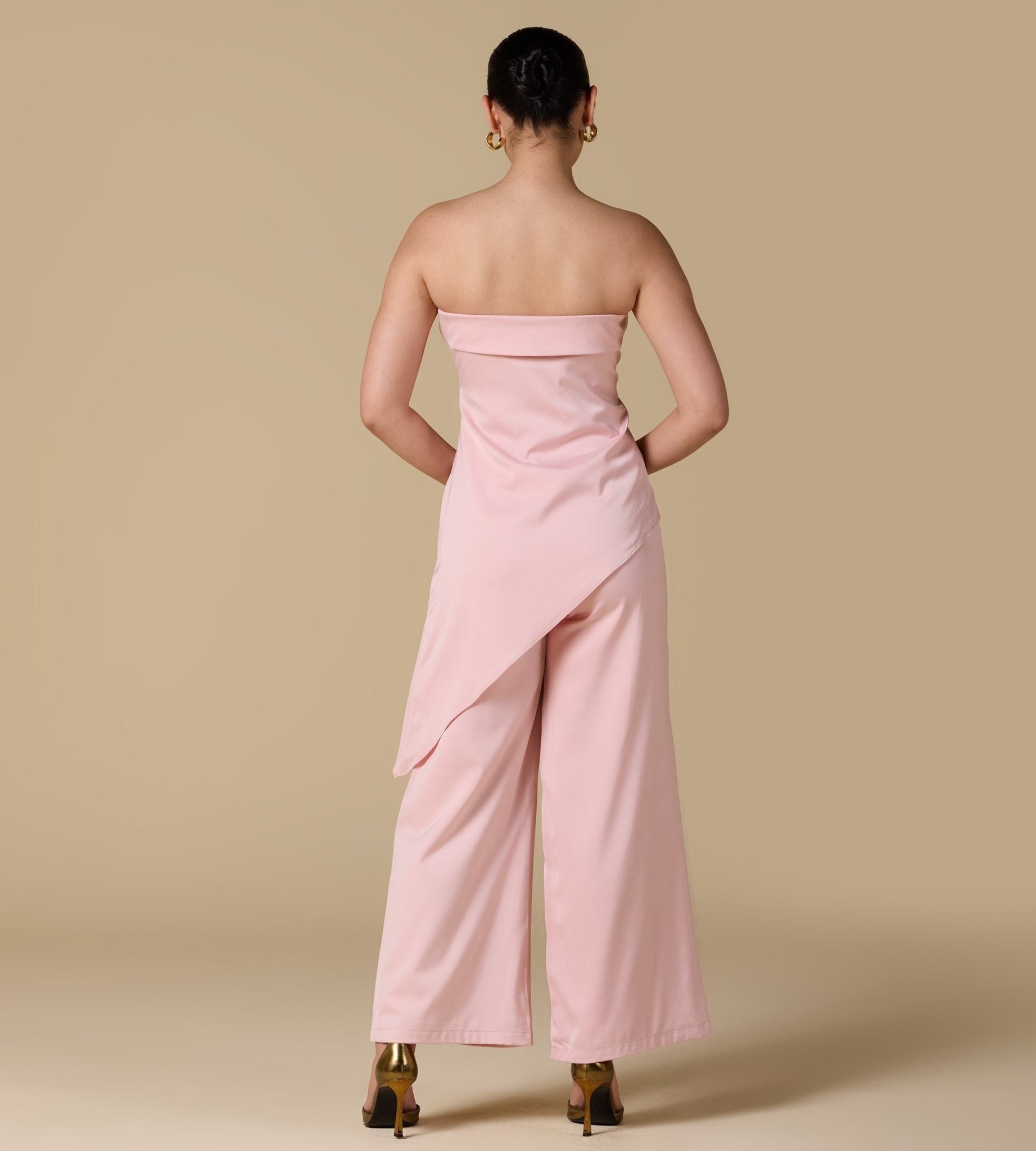 Strapless Draped Top - shopaleena