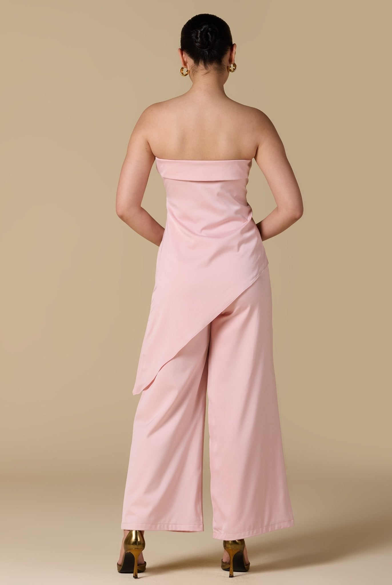 Strapless Draped Top - shopaleena