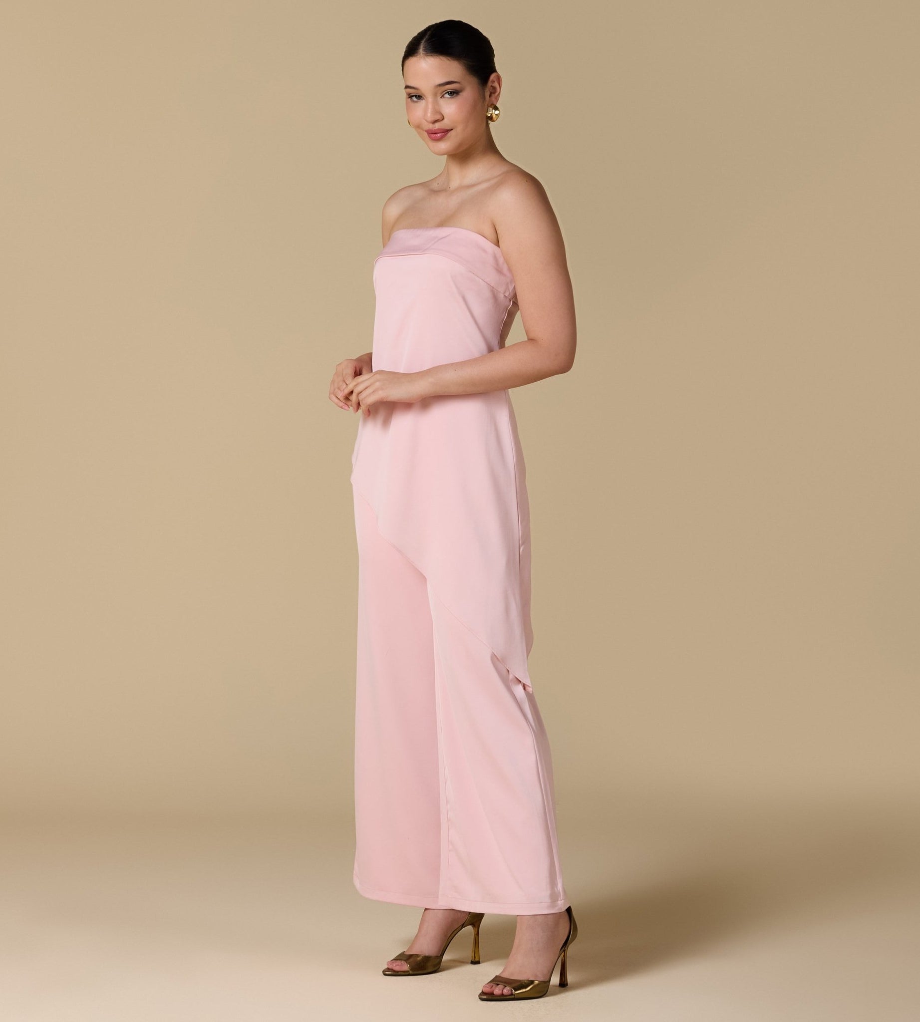 Strapless Draped Top - shopaleena