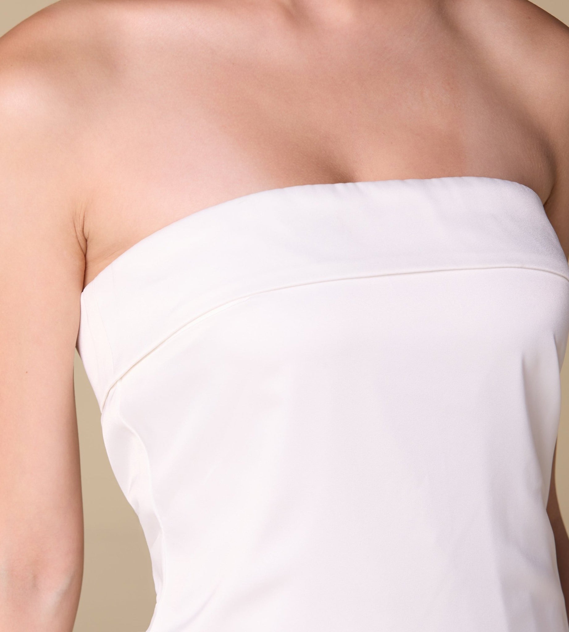 Strapless Draped Top - shopaleena