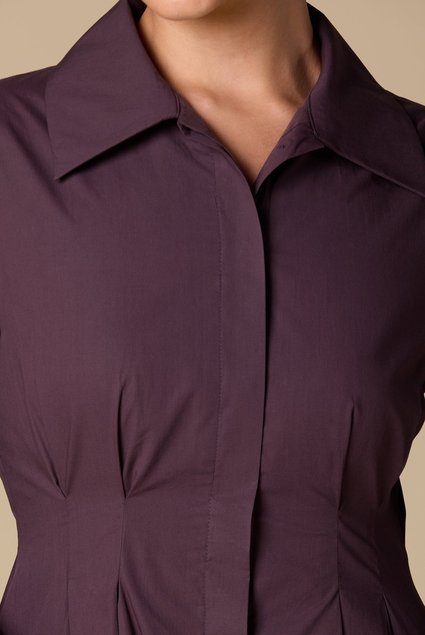 Striped Poplin Maxi Dress - shopaleena