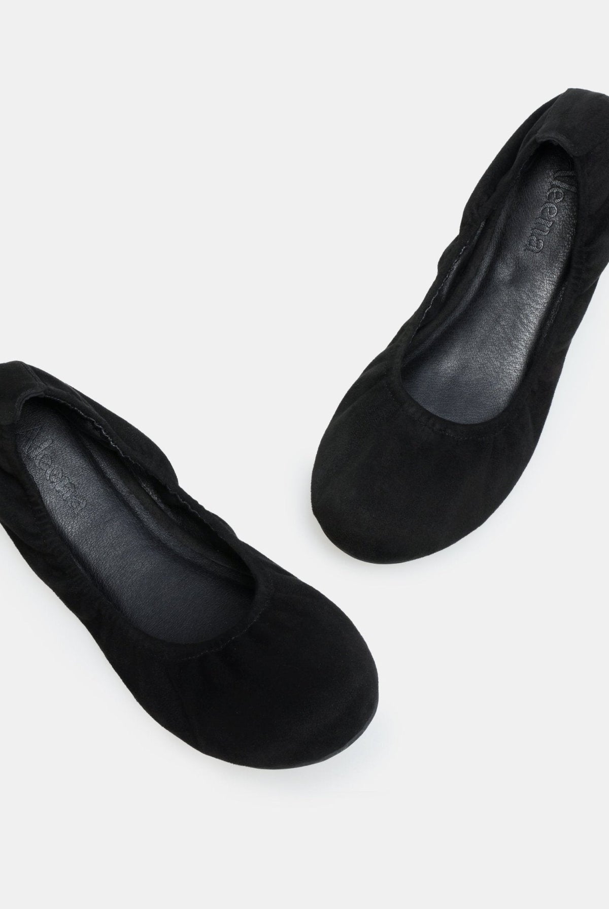 Suede Elastic Ballet Flats - shopaleena