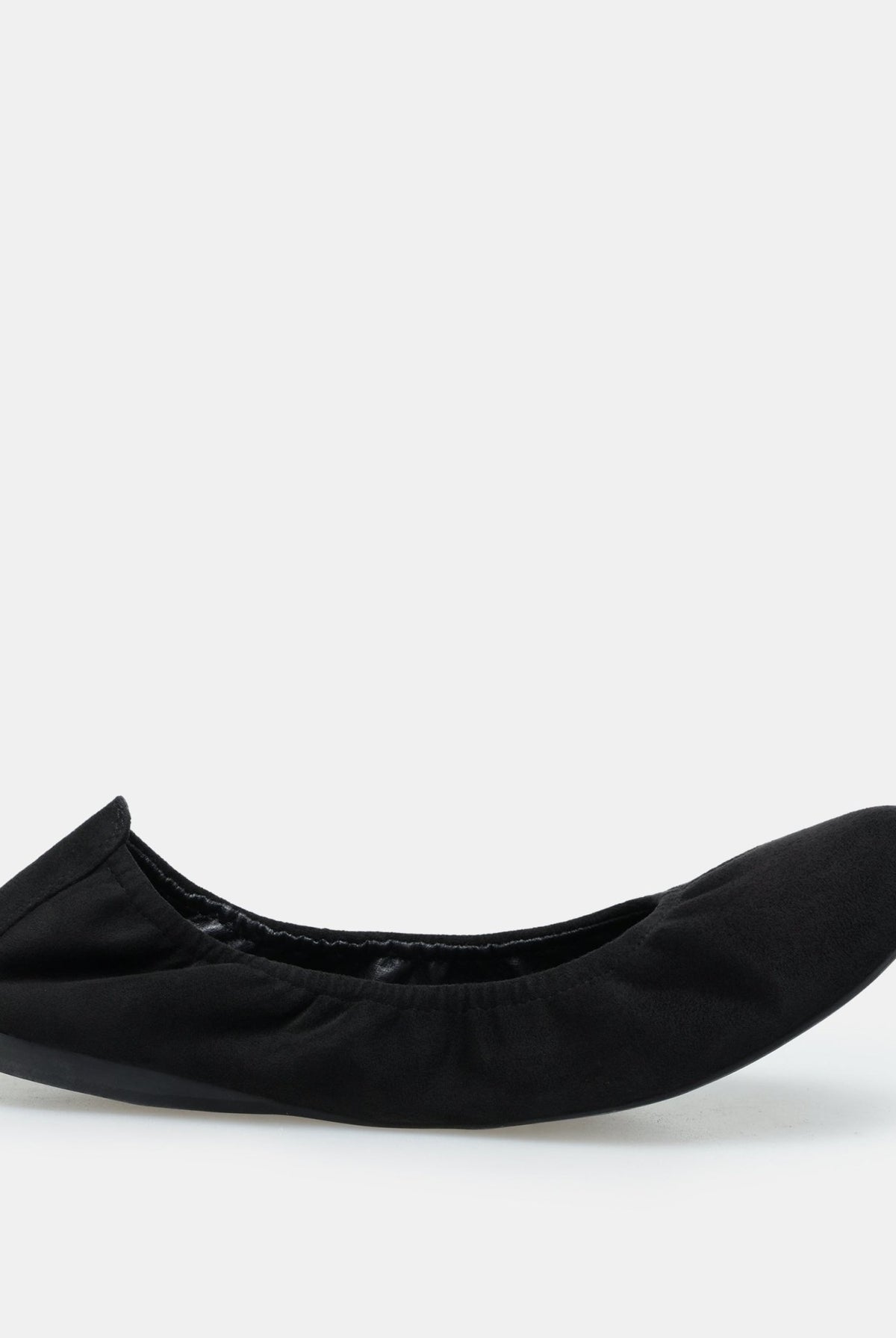 Suede Elastic Ballet Flats - shopaleena