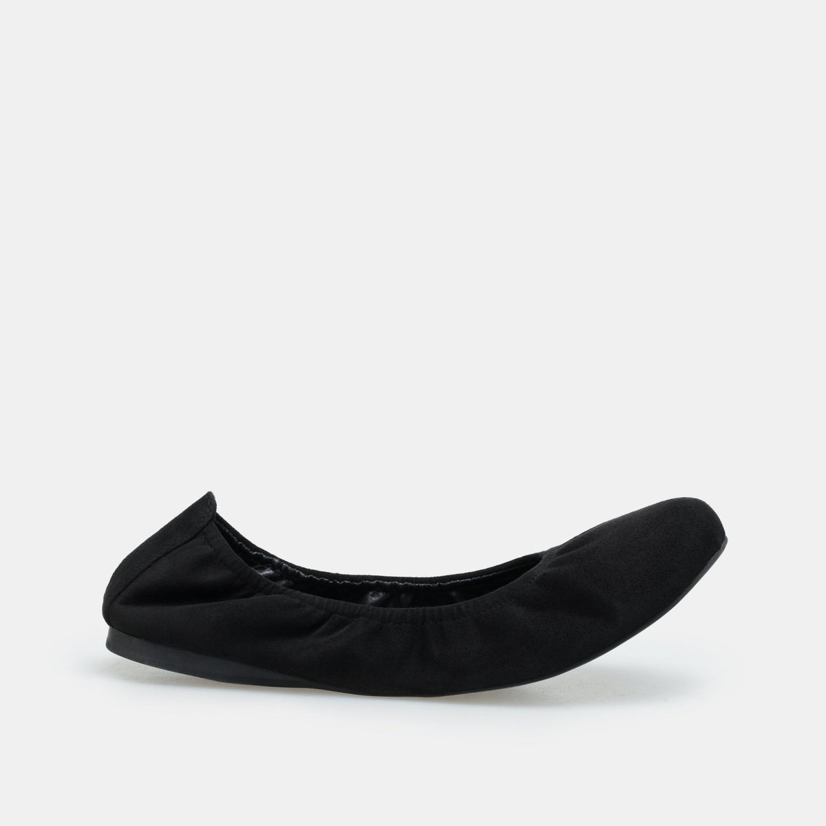 Suede Elastic Ballet Flats - shopaleena
