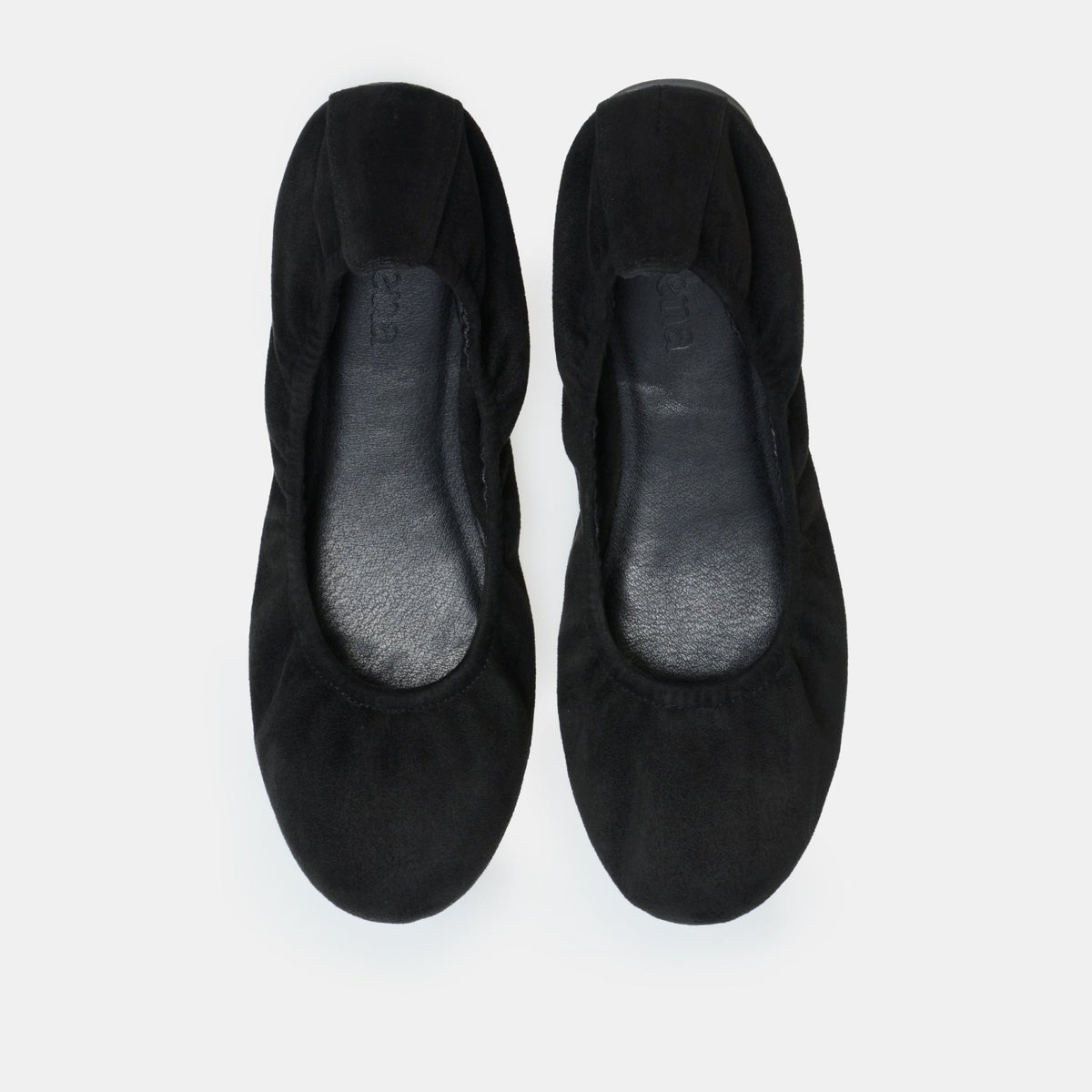 Suede Elastic Ballet Flats - shopaleena