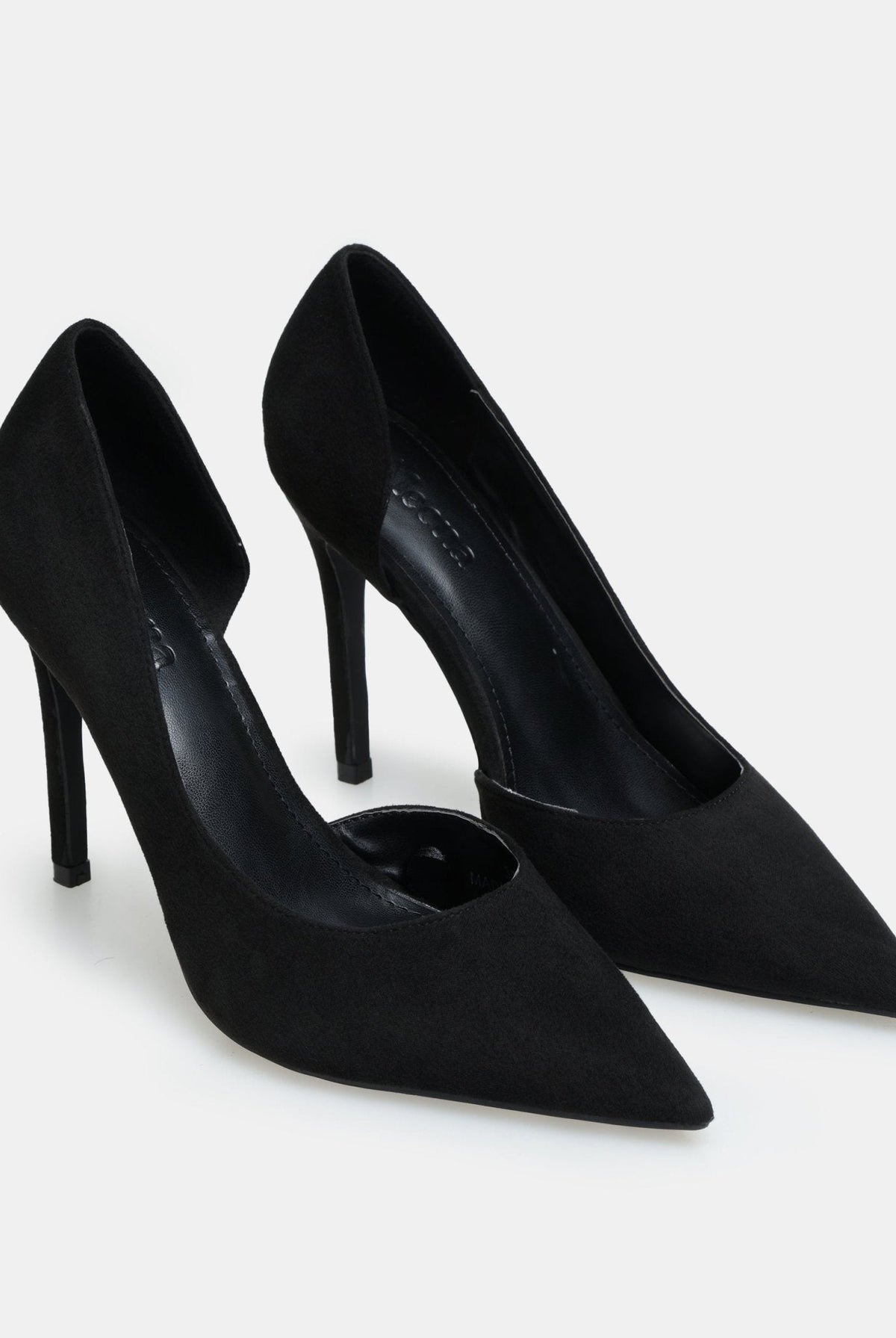 Suede Pointed Toe Pumps - shopaleena