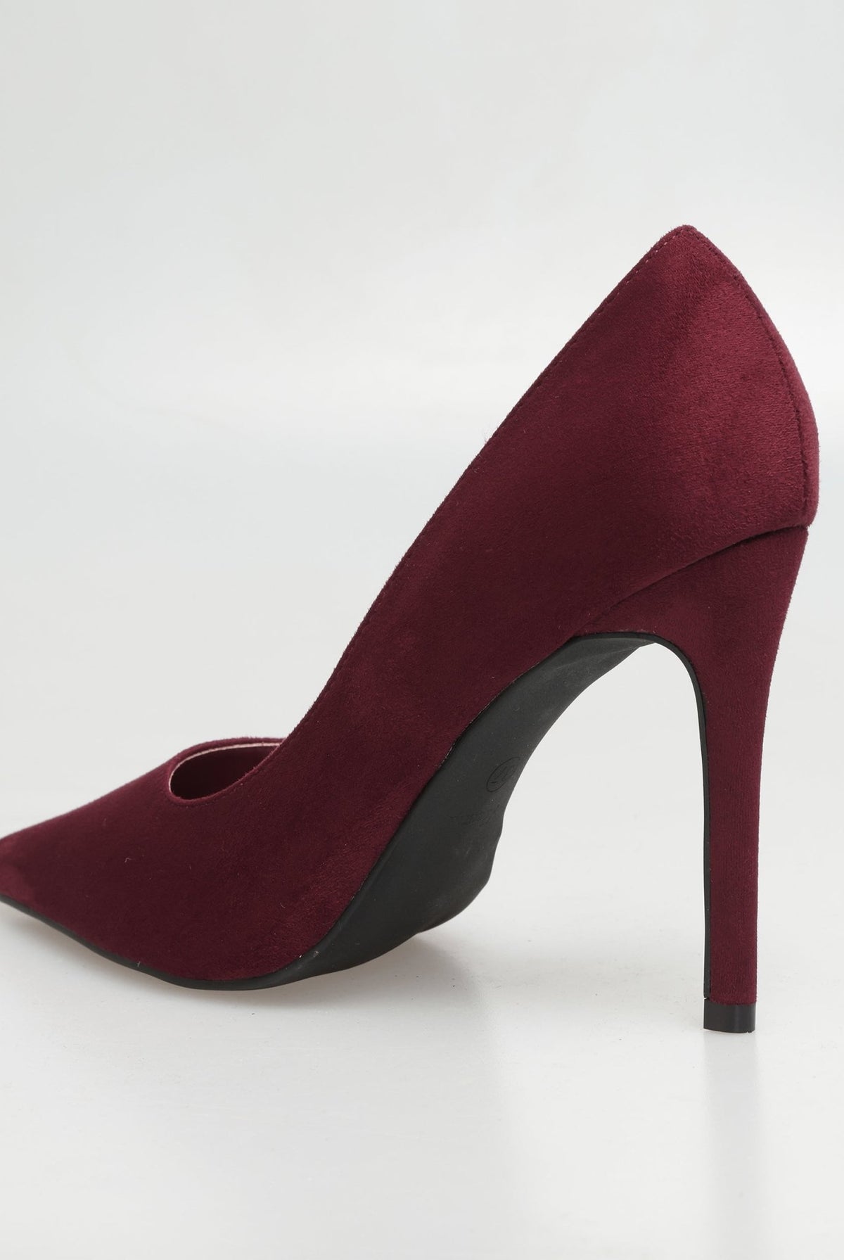 Suede Pointed Toe Pumps - shopaleena
