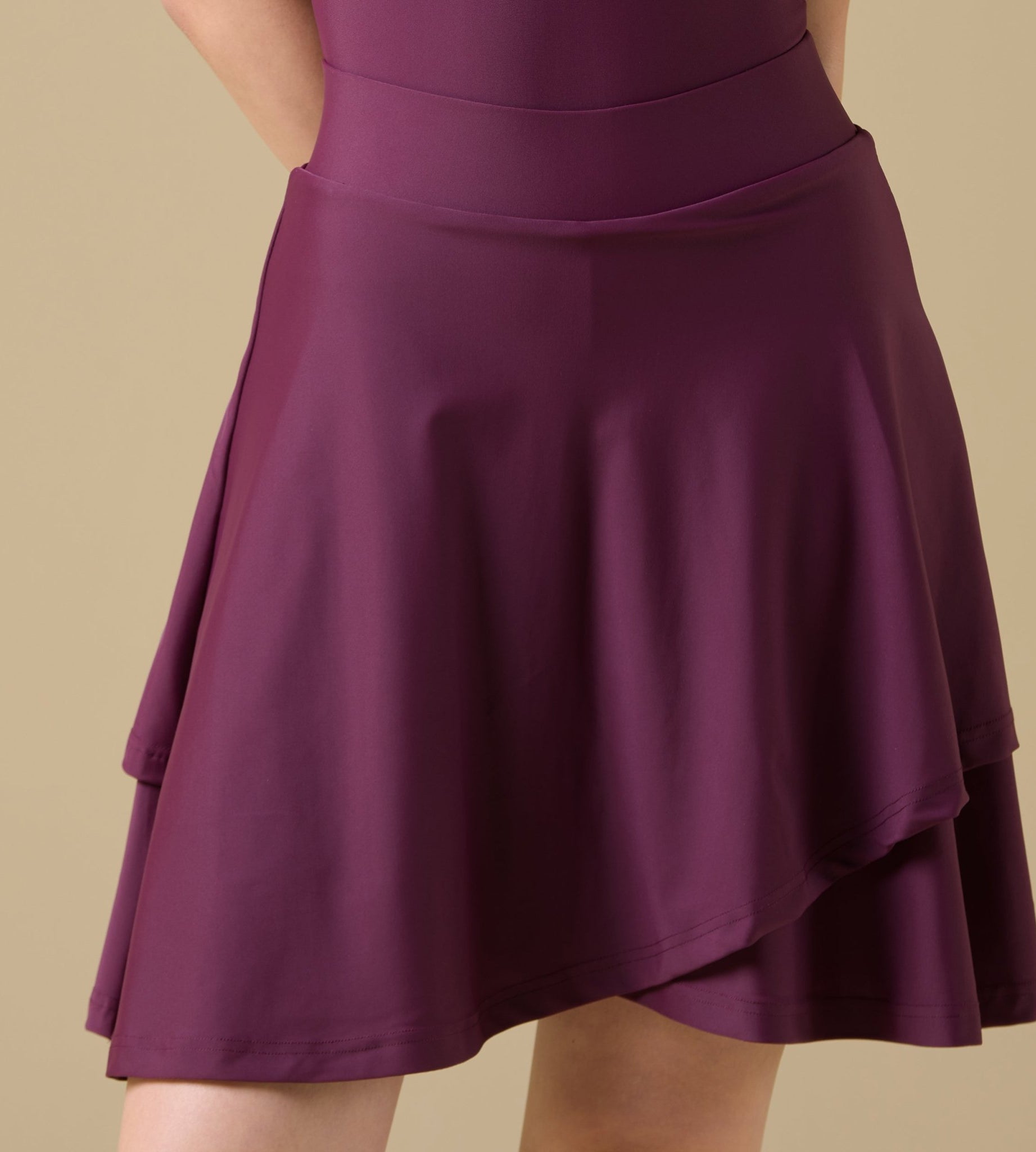 Swim Skirt with Flattering Silhouette - shopaleena
