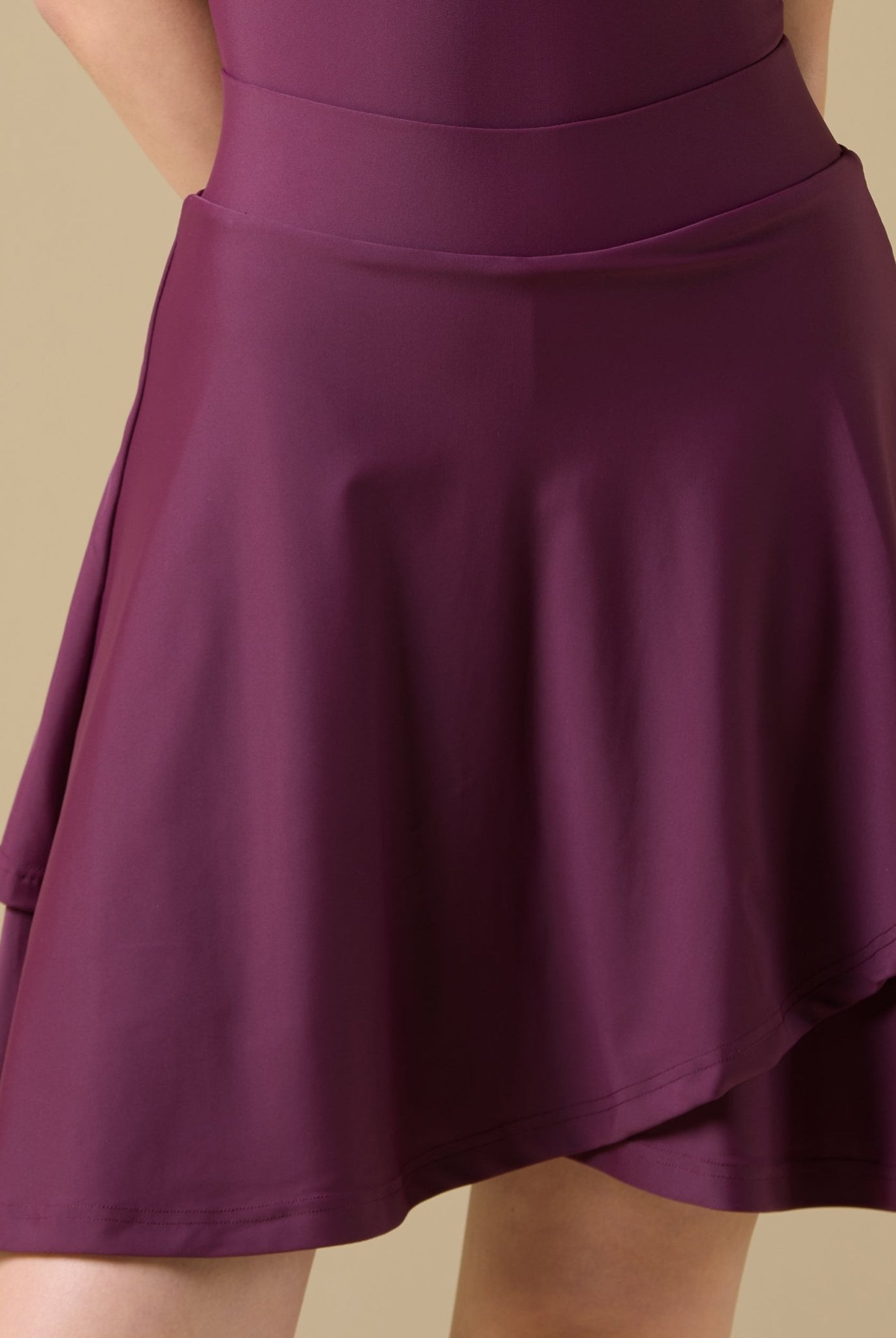 Swim Skirt with Flattering Silhouette - shopaleena