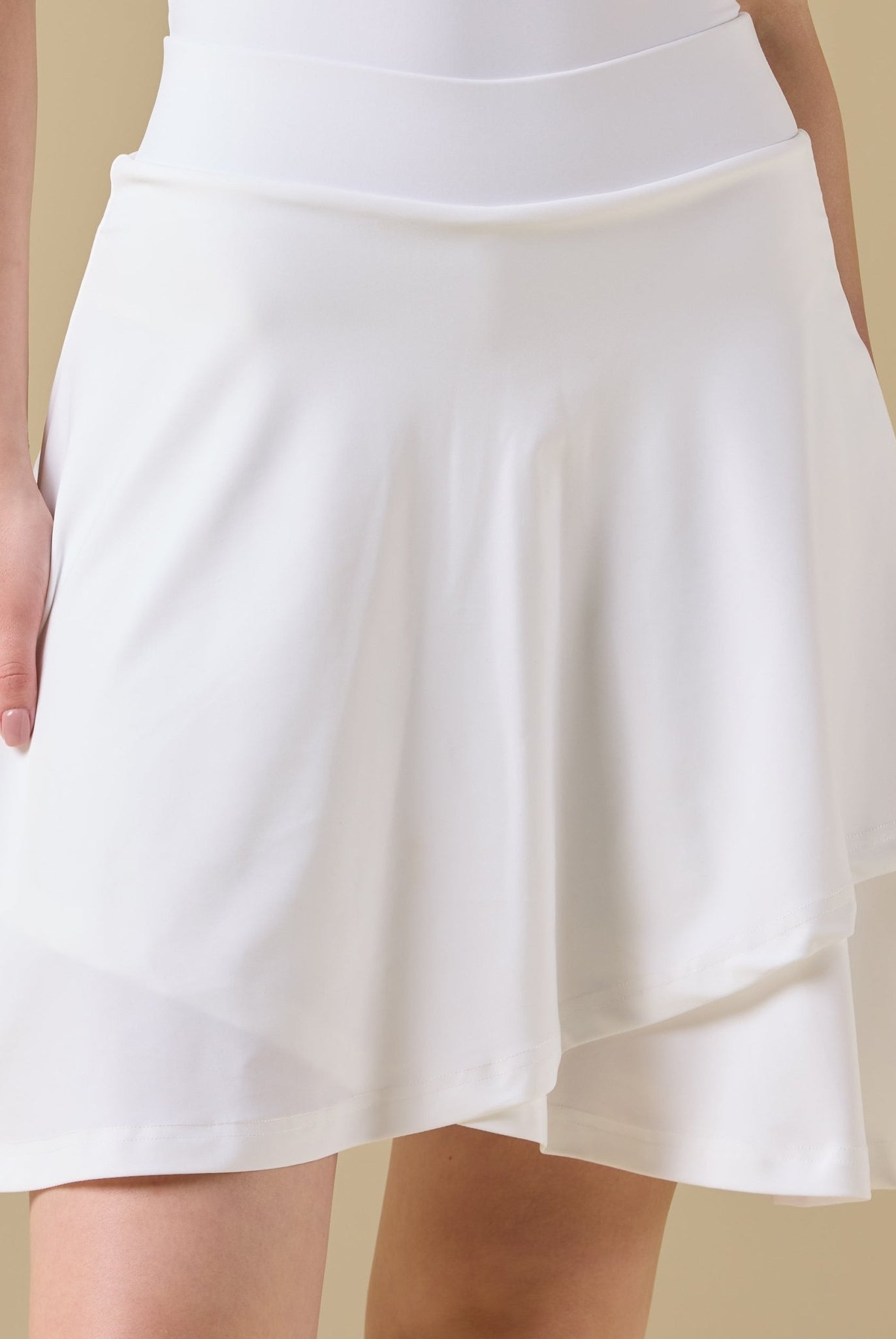 Swim Skirt with Flattering Silhouette - shopaleena