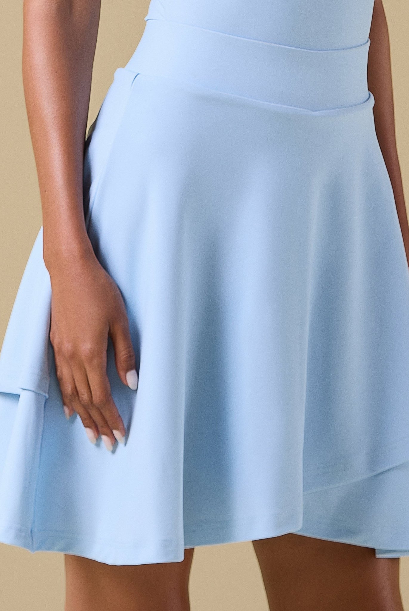 Swim Skirt with Flattering Silhouette - shopaleena