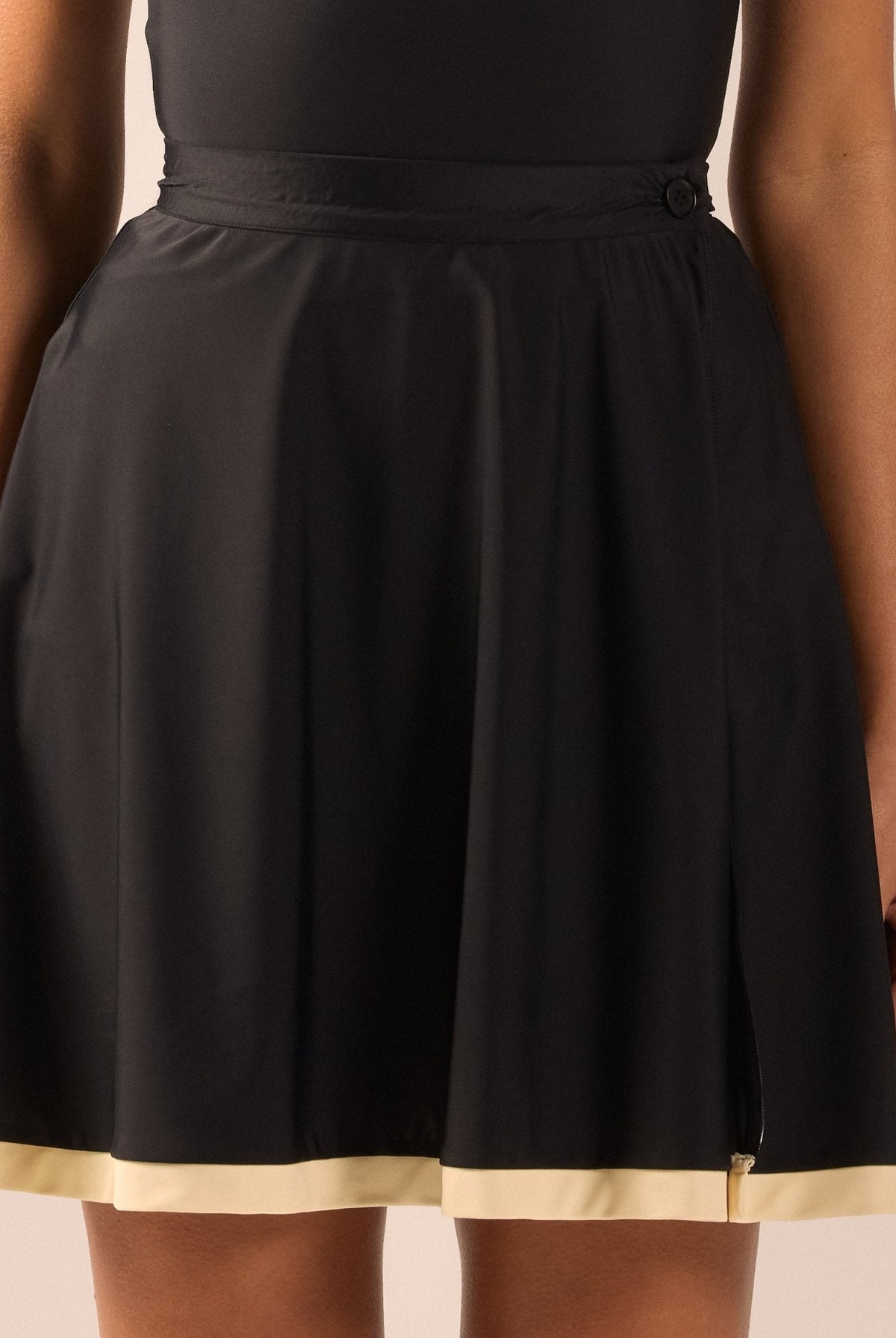 Swim Skirt with Trim - shopaleena