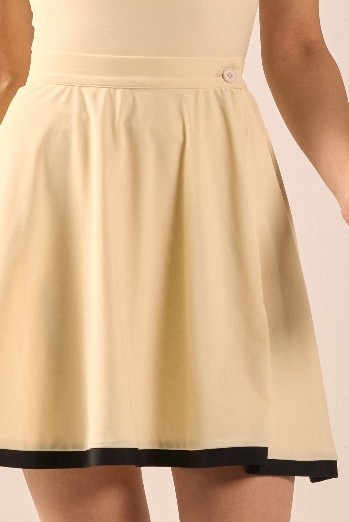 Swim Skirt with Trim - shopaleena