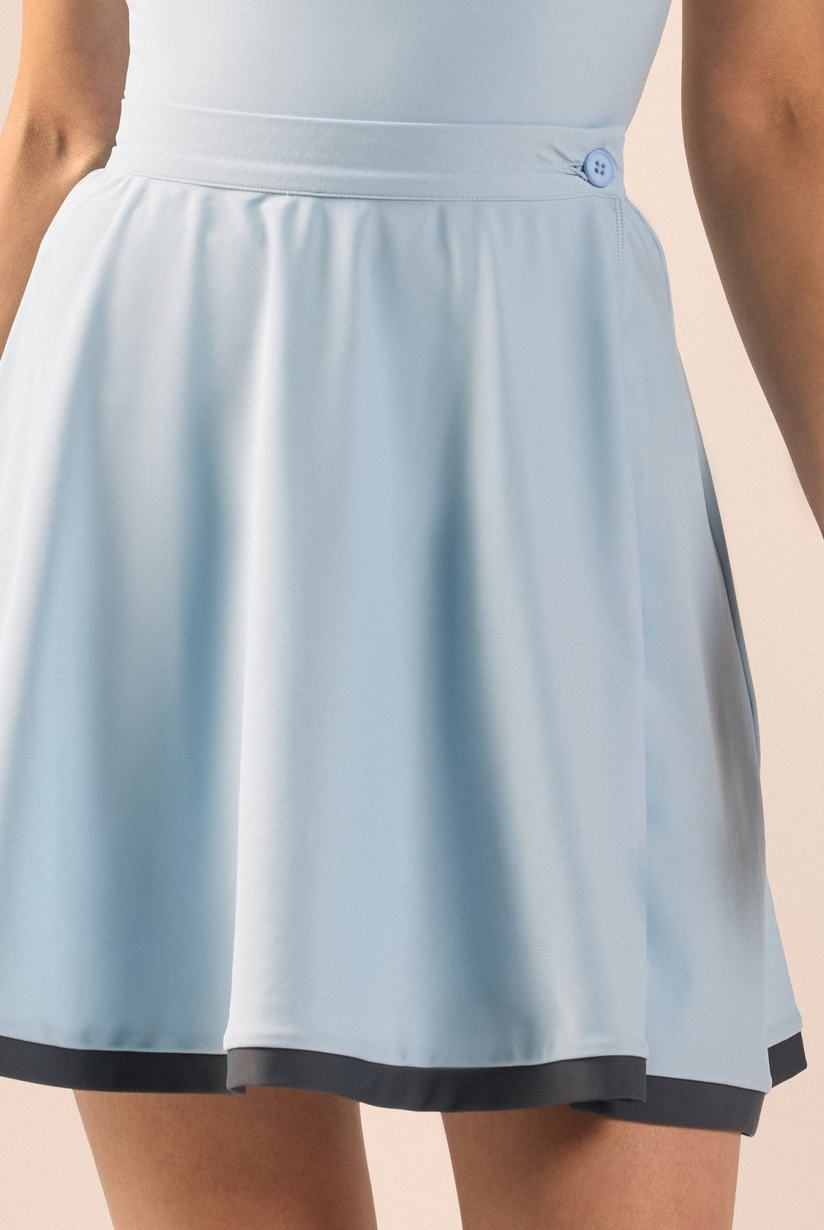Swim Skirt with Trim - shopaleena