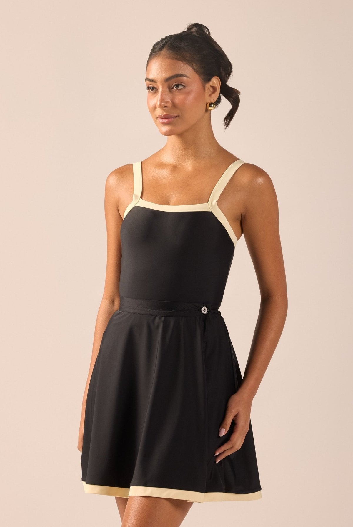 Swim Skirt with Trim - shopaleena