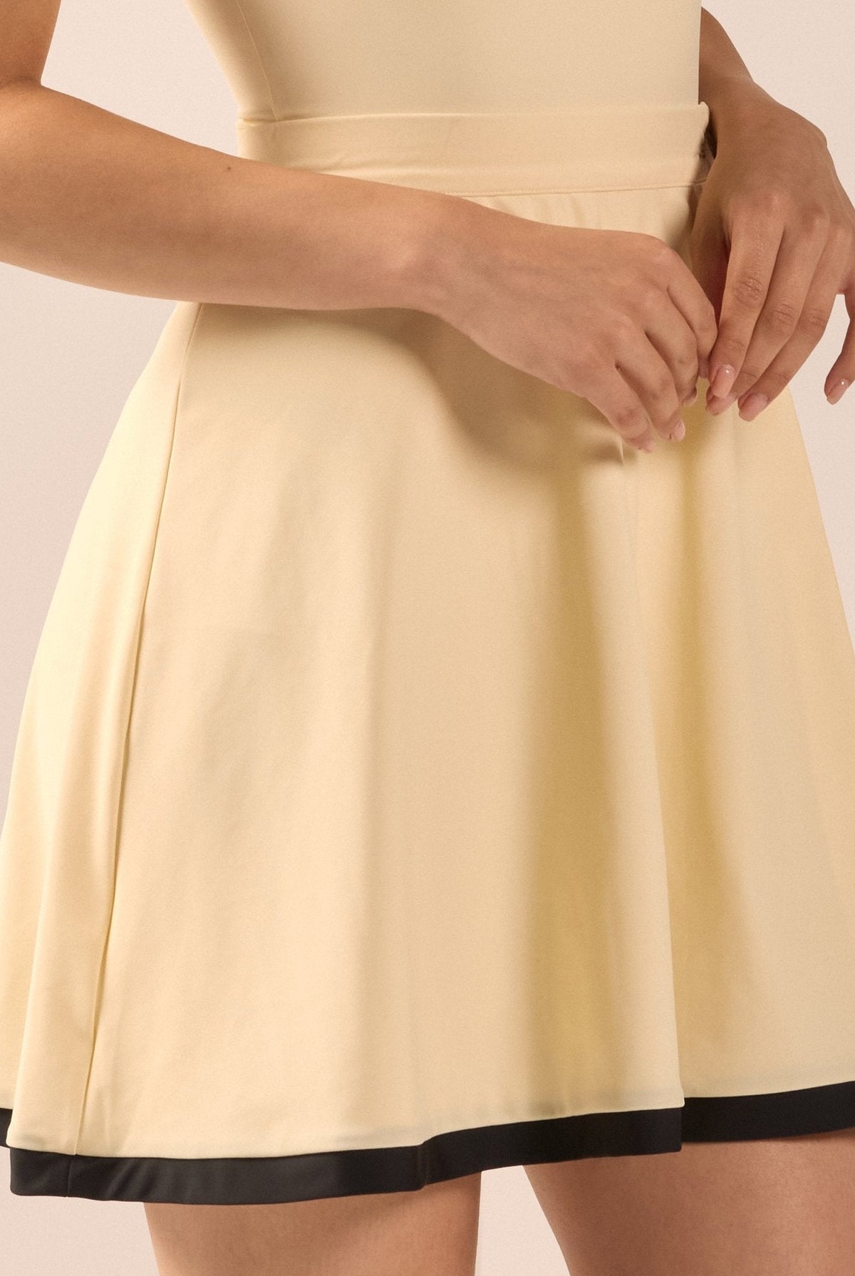 Swim Skirt with Trim - shopaleena
