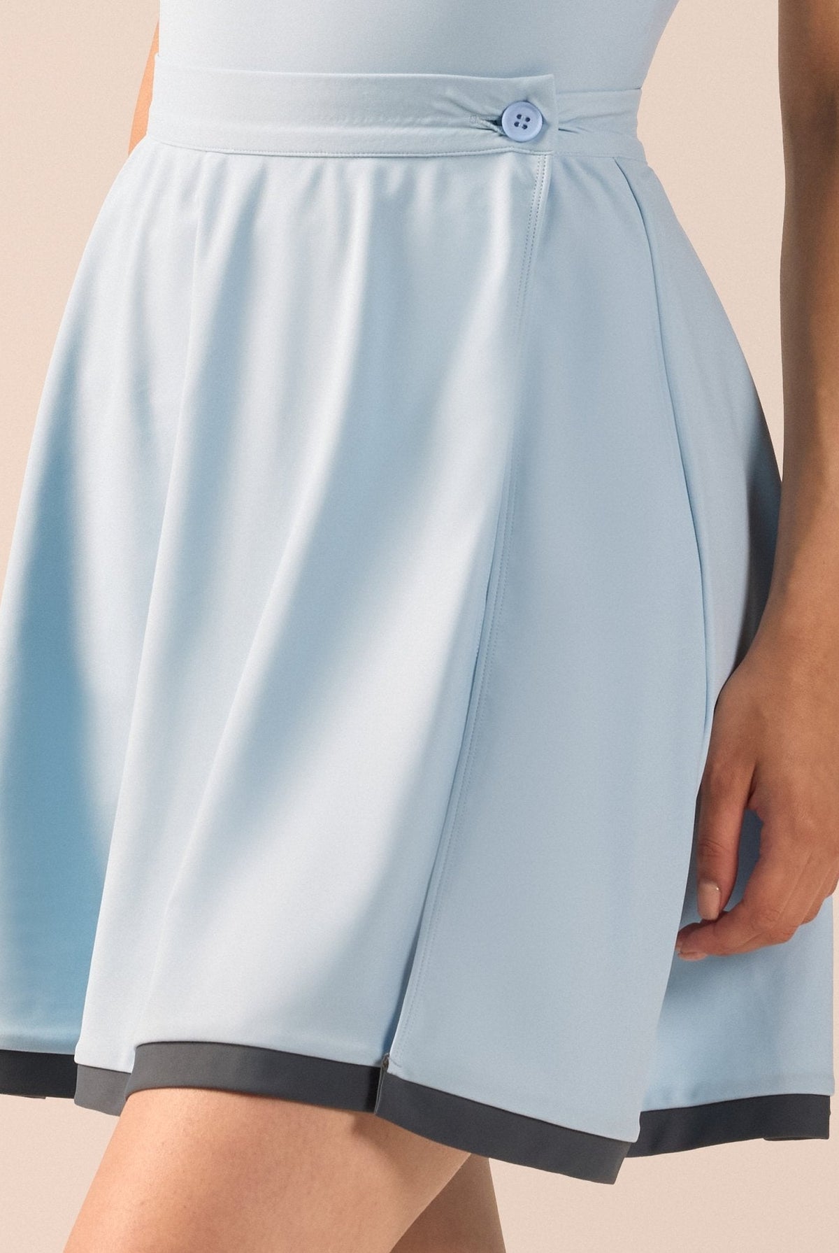 Swim Skirt with Trim - shopaleena