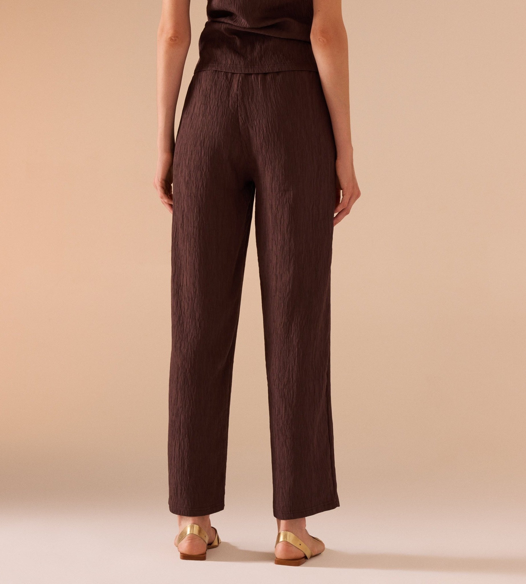 Textured Rayon Pant - shopaleena