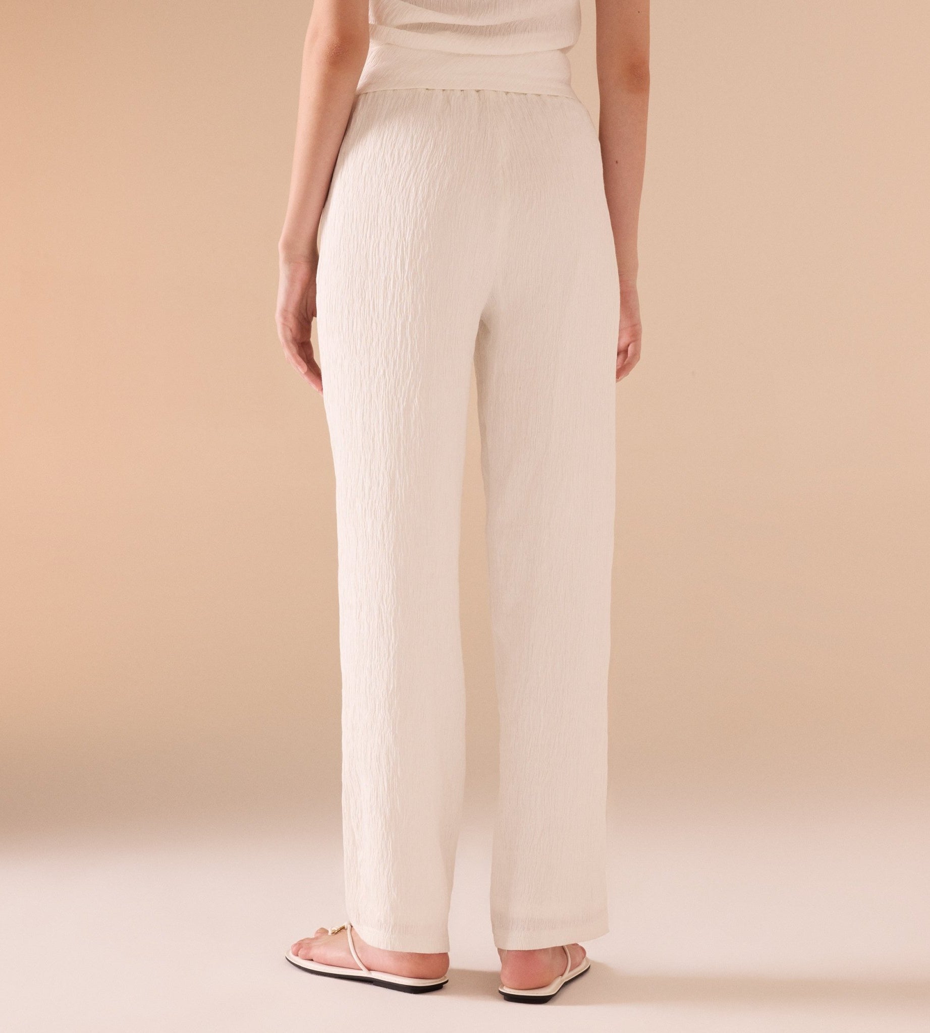 Textured Rayon Pant - shopaleena
