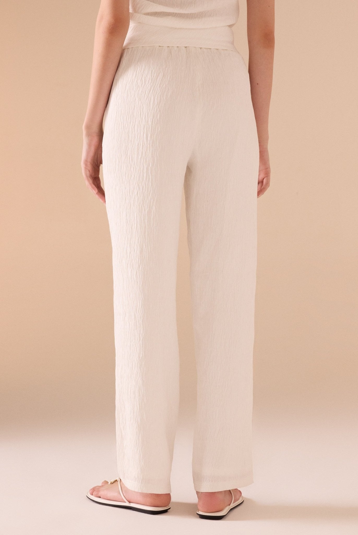 Textured Rayon Pant - shopaleena