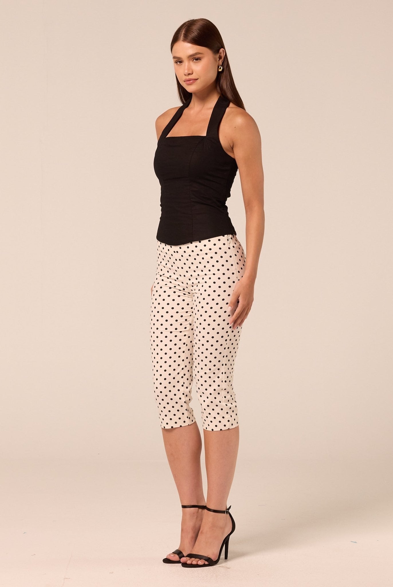 Tie Back Cotton-Linen Top - shopaleena