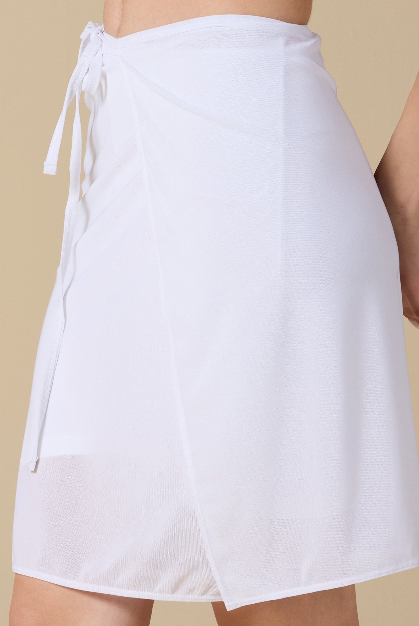 Tie - front swim skirt - shopaleena